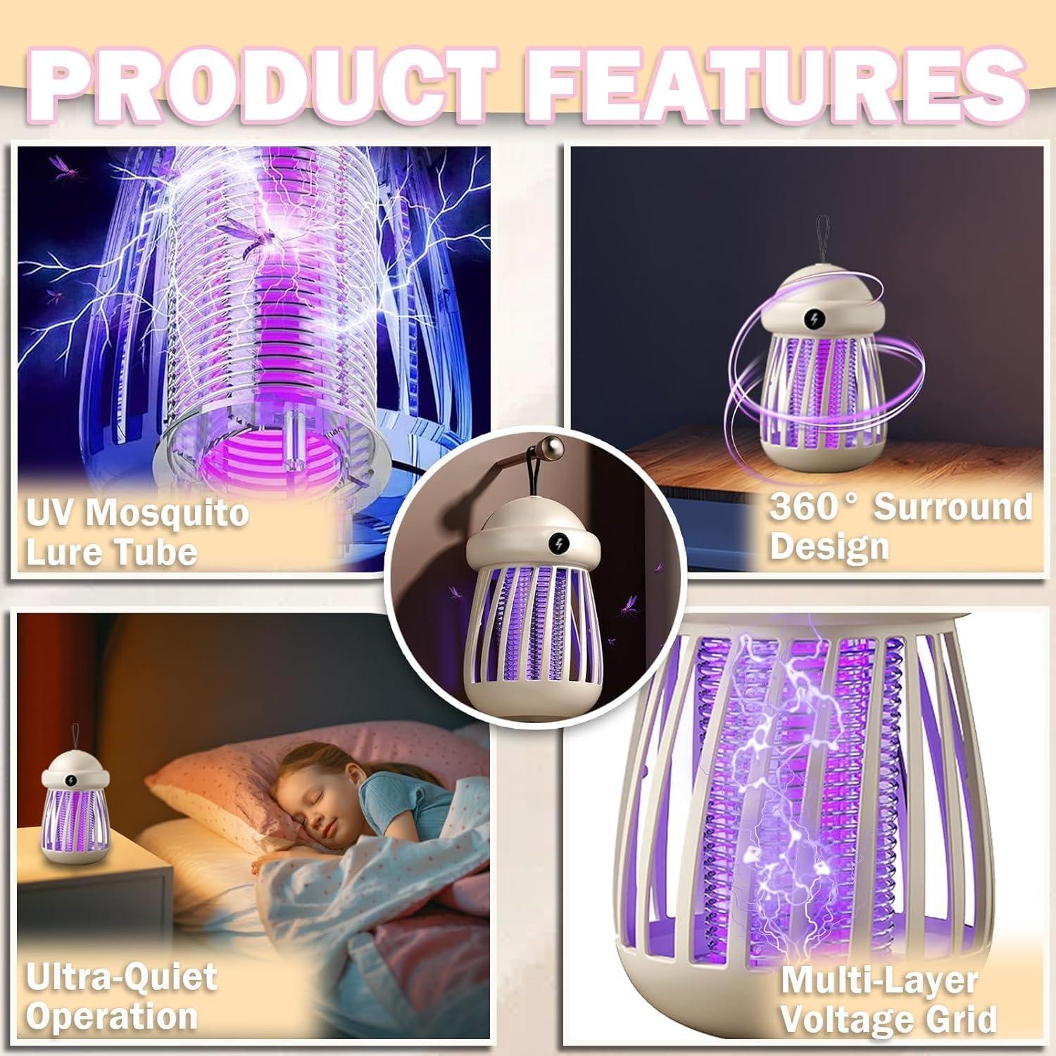 Asesino de Mosquitos Electrónico Medusa 5V para Interior