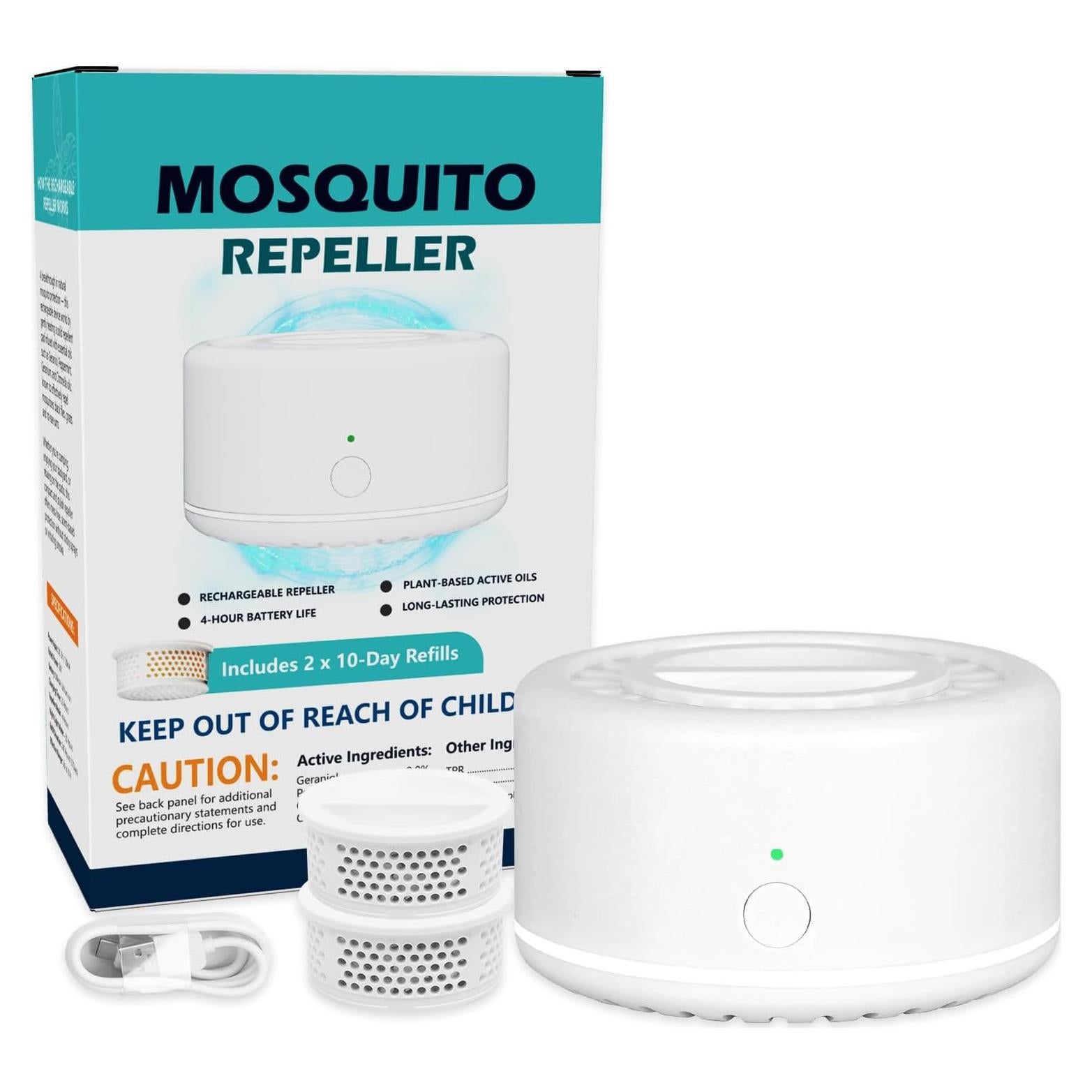 Repelente Electrónico de Mosquitos Tekola con 2 Recargas