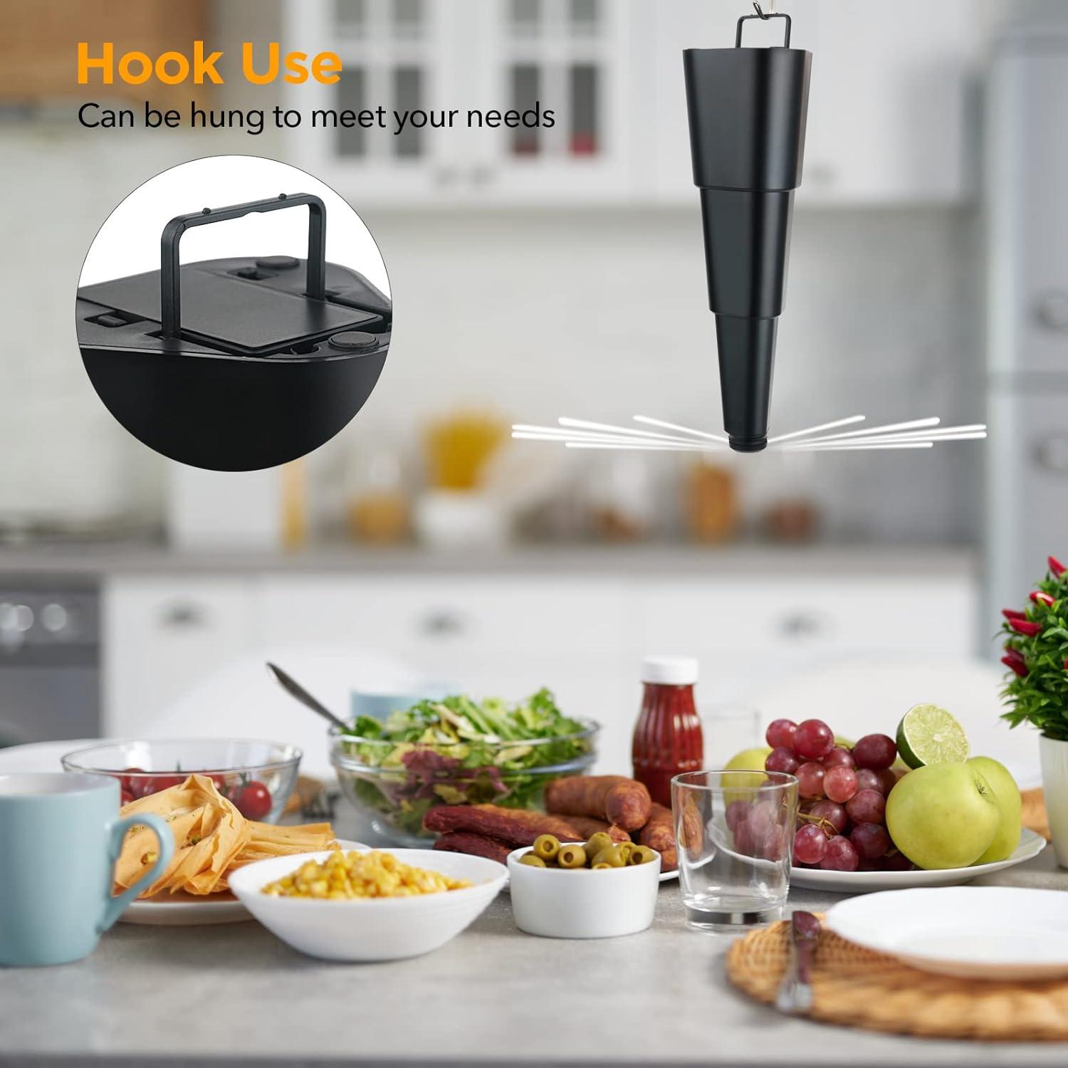 Ventilador Repelente de Moscas PIMAG - Paquete de 4, Negro