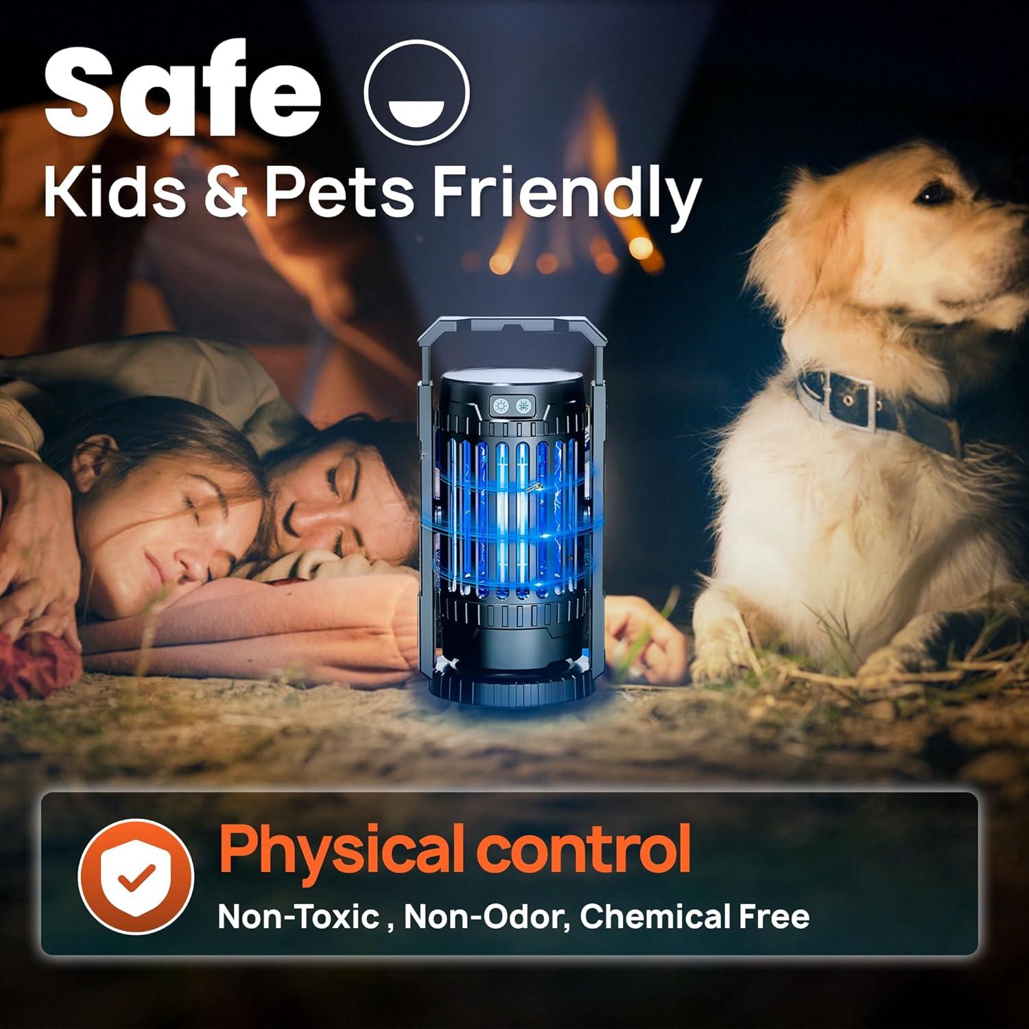 Zapper de Insectos Inalámbrico Praxse BZ-4000 12h Batería