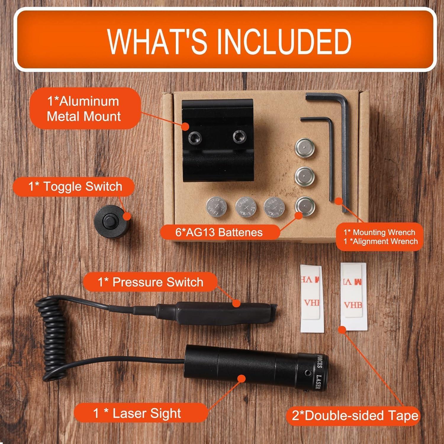 Mirilla Láser Ajustable SZWRSKJ SQ-002 para Pistola de Sal