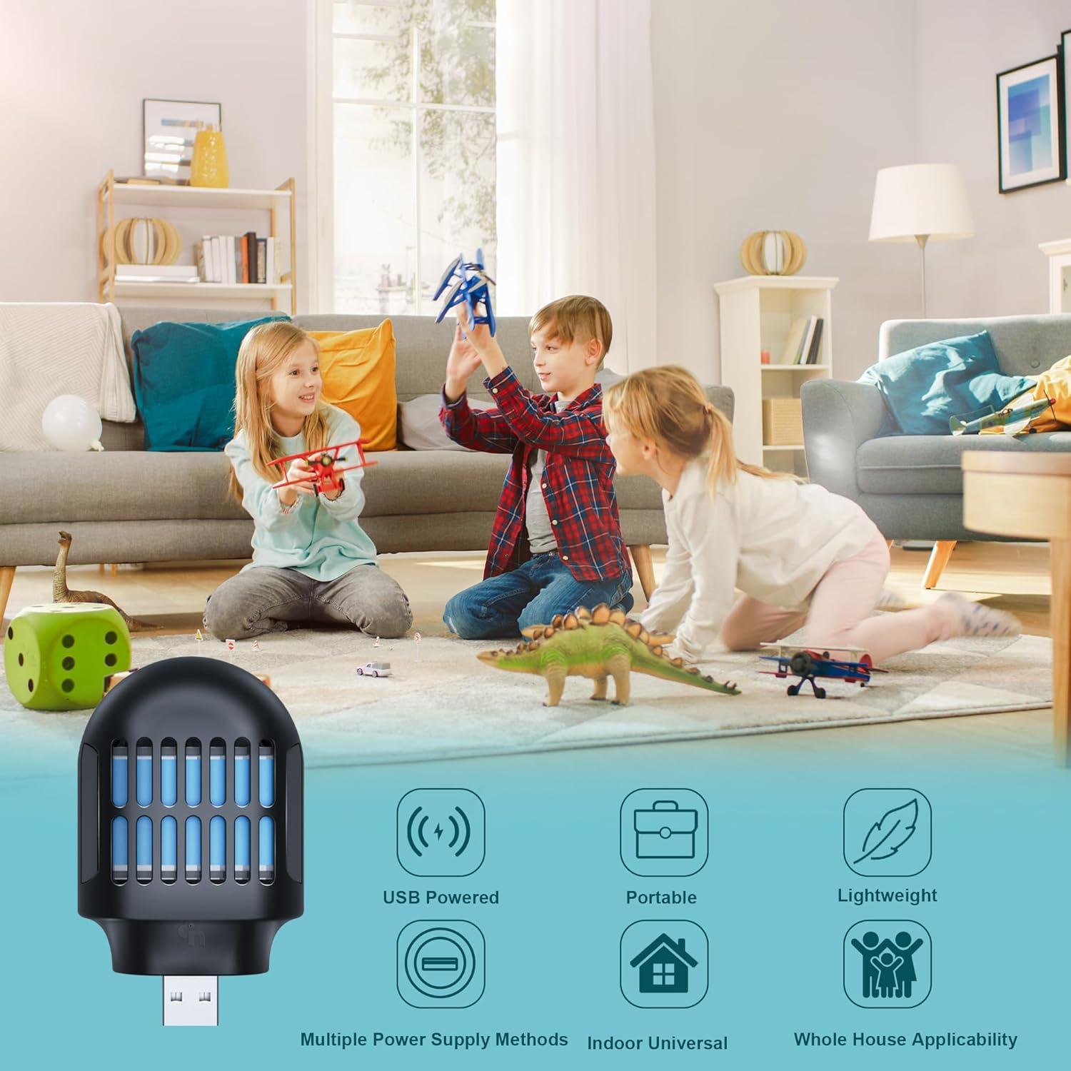 Repelente de Mosquitos Moskiller Q5 USB Compacto 6.1m