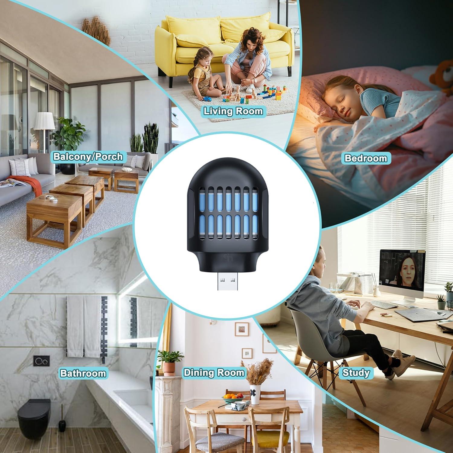 Repelente de Mosquitos Moskiller Q5 USB Compacto 6.1m