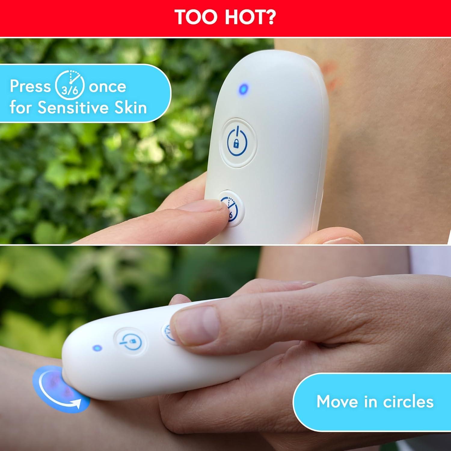 Dispositivo Alivio Picaduras Insectos iProven - Reutilizable, Modo Dual