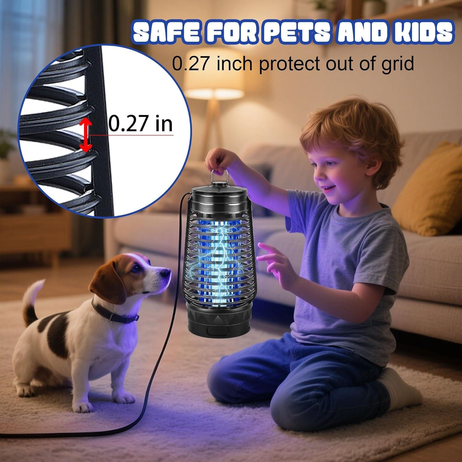 Zapper Eléctrico de Insectos Lulu Home 365nm con Luz UV