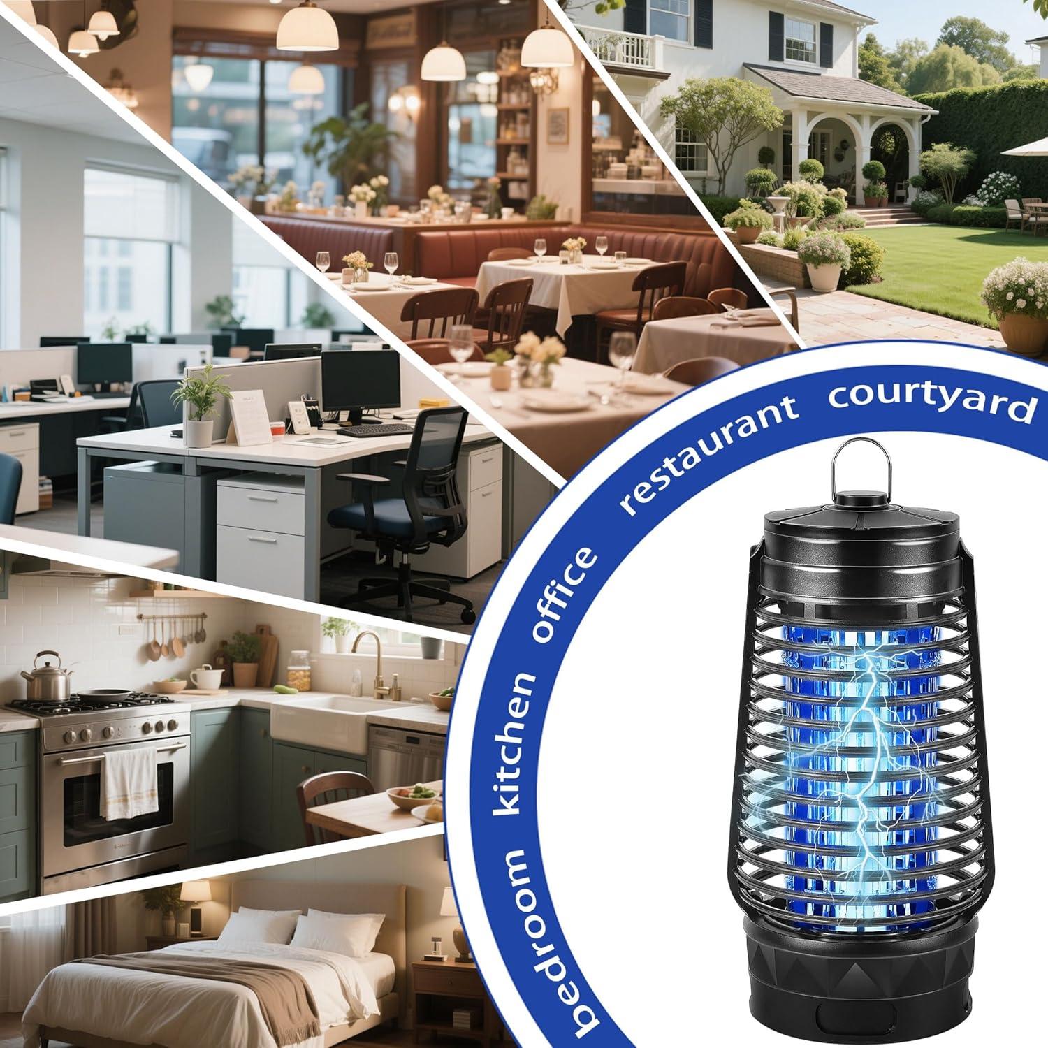 Zapper Eléctrico de Insectos Lulu Home 365nm con Luz UV