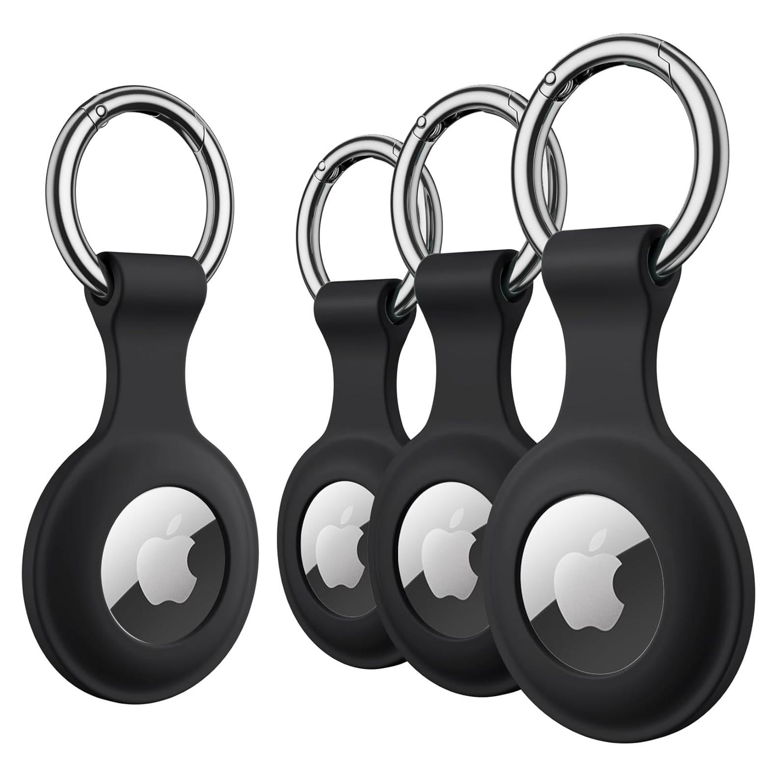 Paquete de 4 Fundas Silicona Impermeable para Apple AirTag