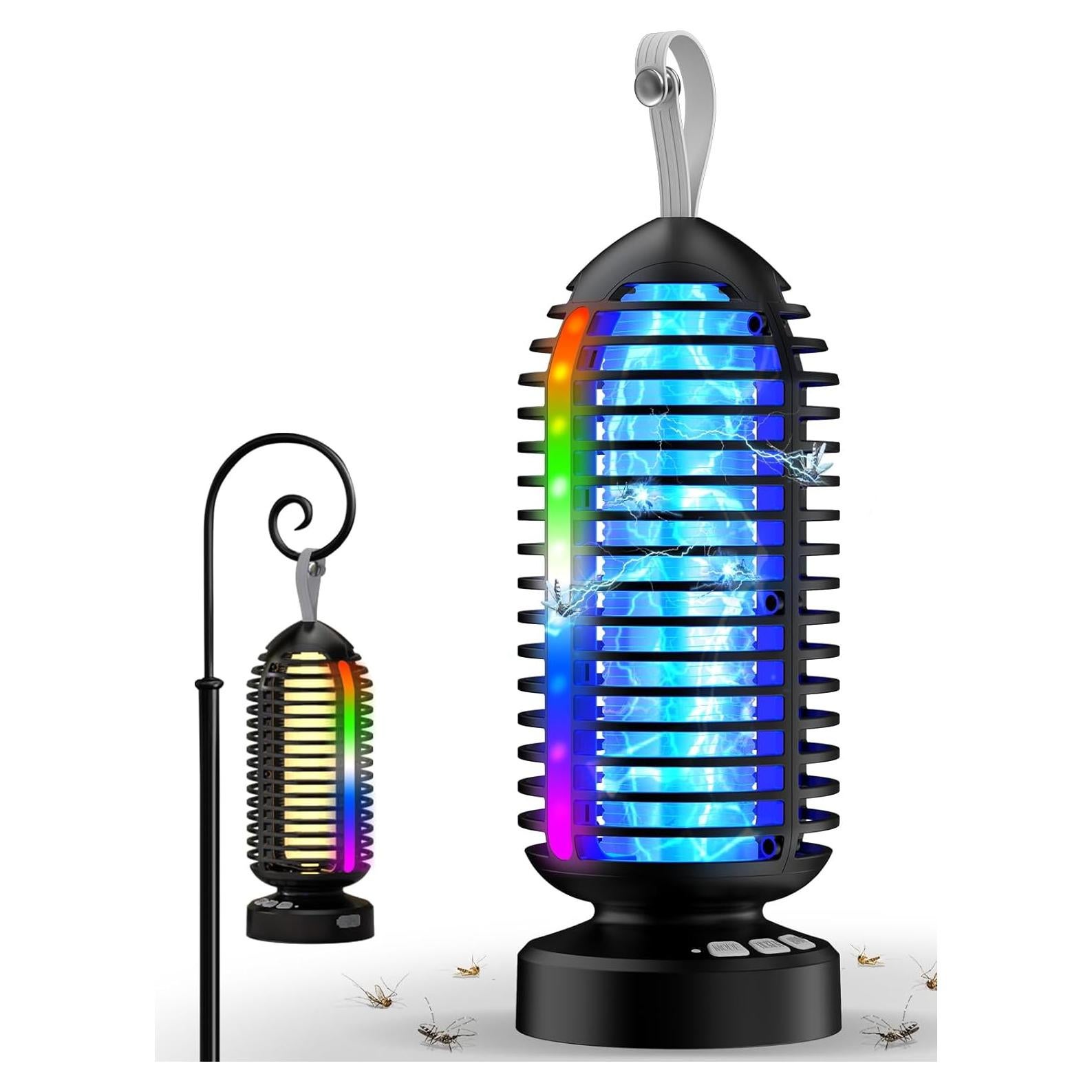 Zapper de Insectos PhatroyYee Recargable 4000mAh Negro