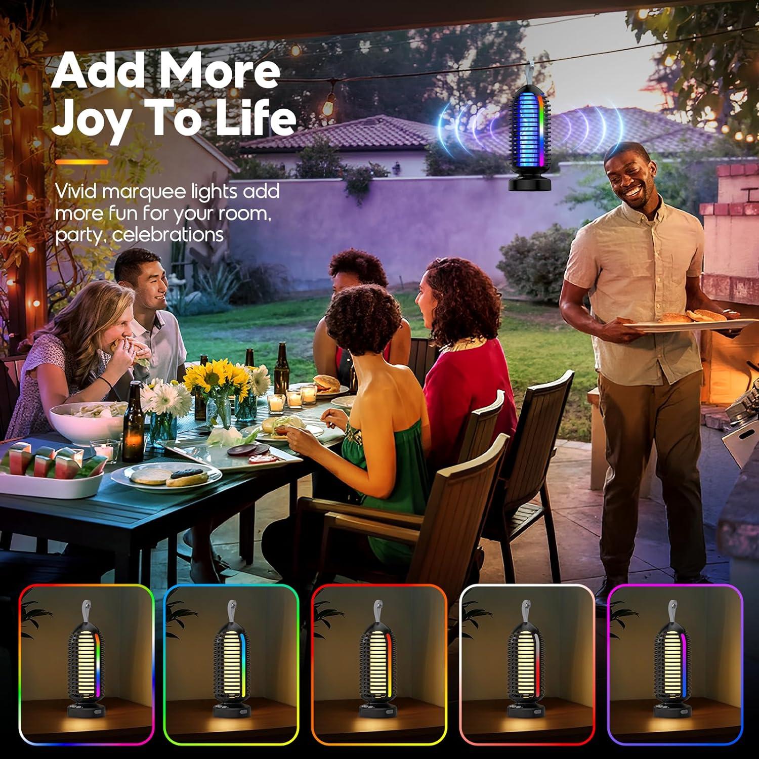 Zapper de Insectos PhatroyYee Recargable 4000mAh Negro