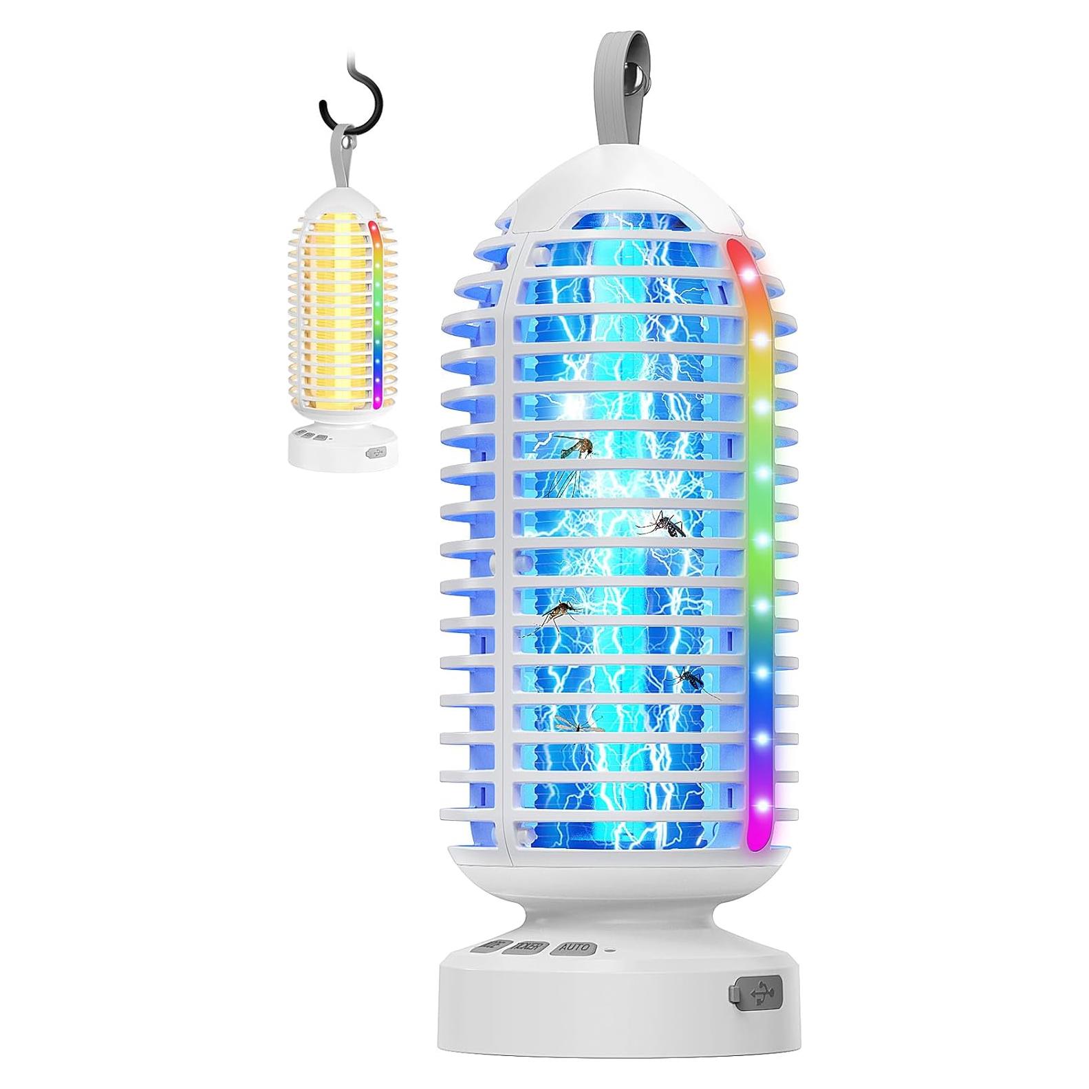 Zapper de Insectos Zwiran 3 en 1 Recargable Impermeable