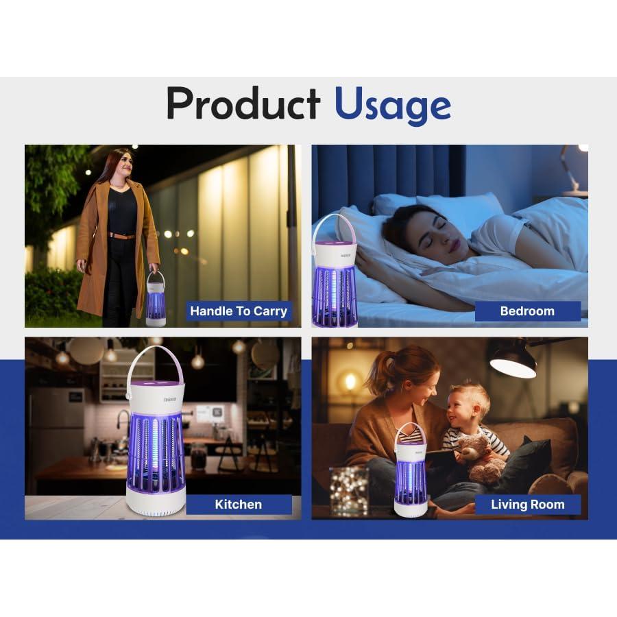 Trampa Zapper Mosquitos UV LED TRURID Portátil 0.45 kg