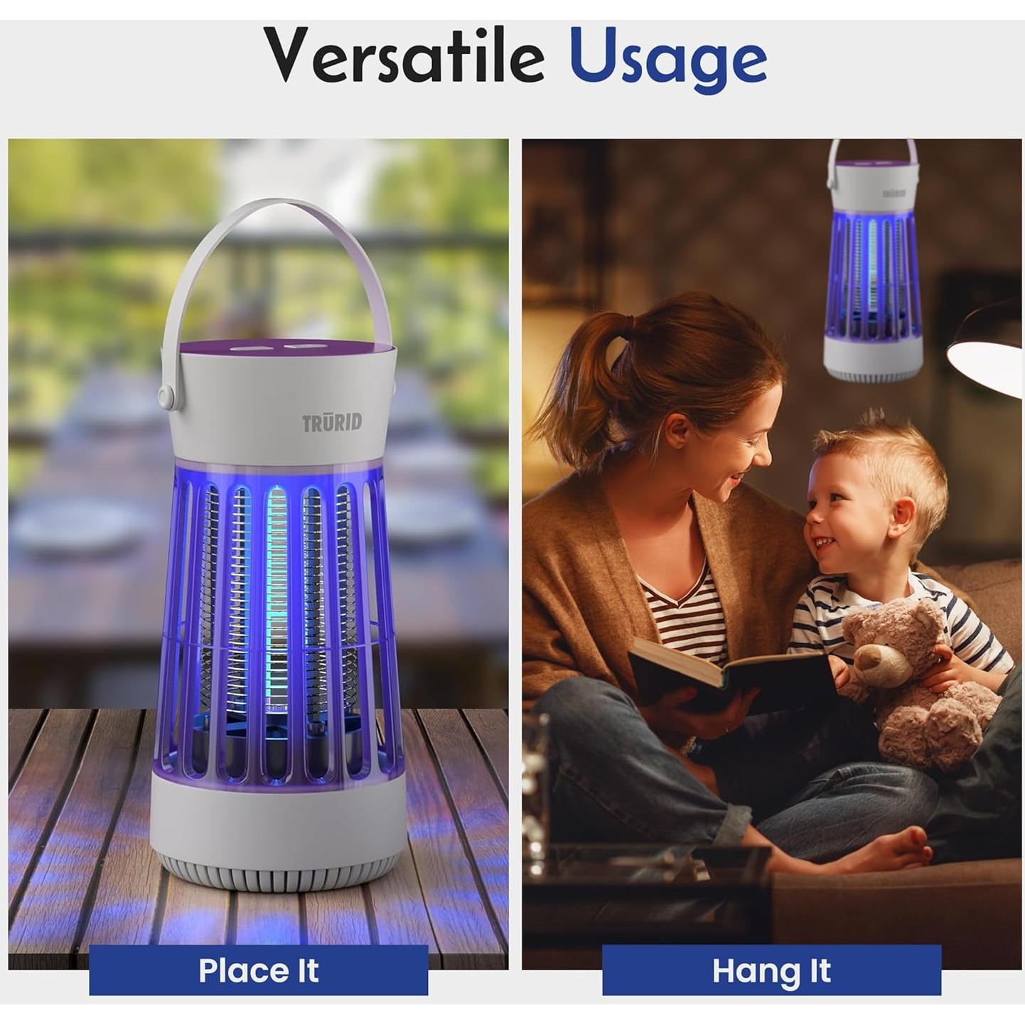 Trampa Zapper Mosquitos UV LED TRURID Portátil 0.45 kg