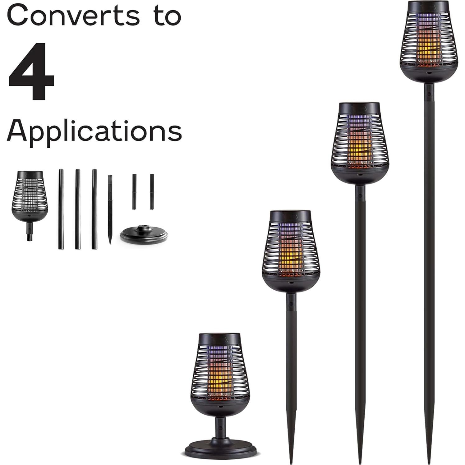 Antorcha Solar Zapper de Insectos PIC - Luz y Control de Plagas