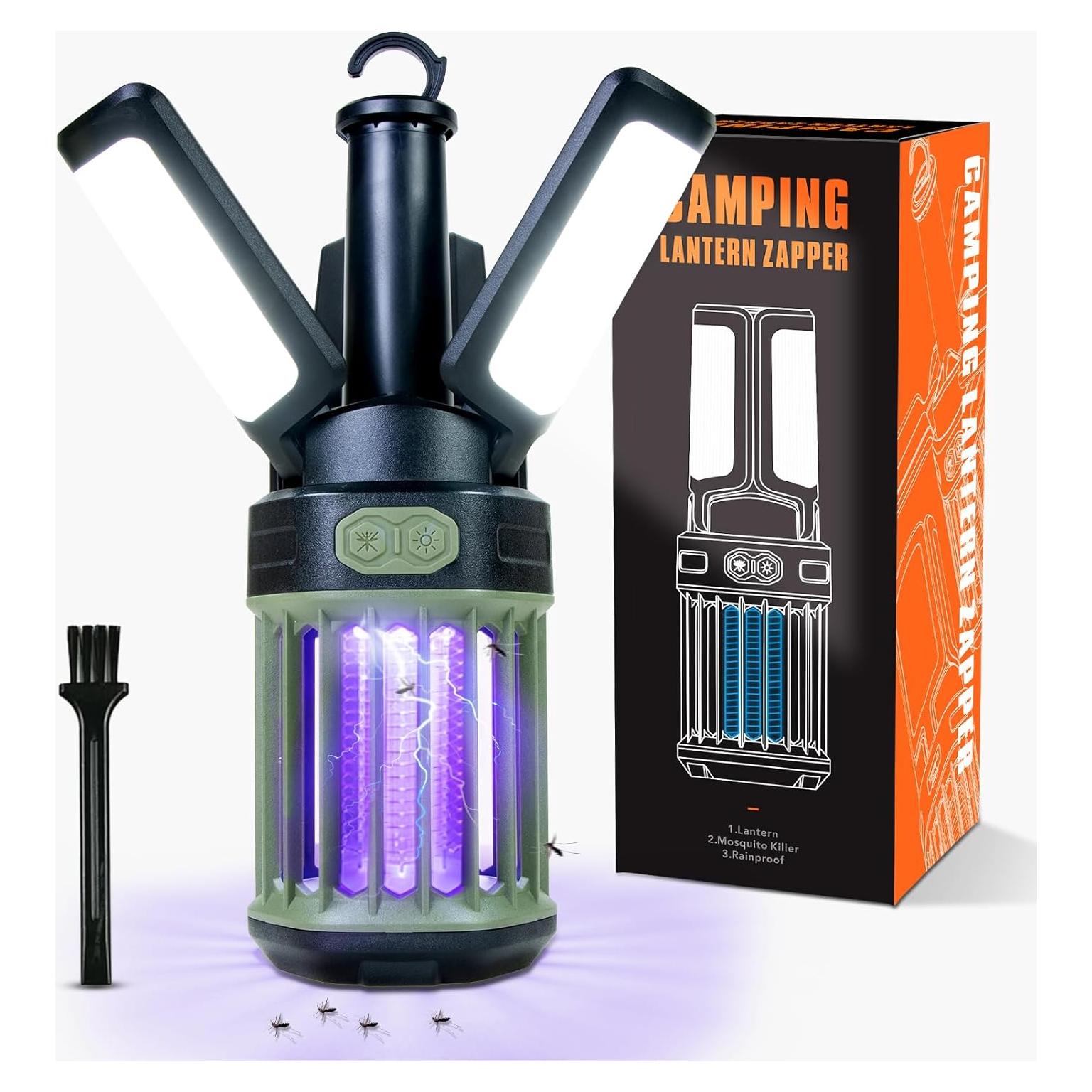 Zapper eléctrico 2 en 1 XUOITY BZ-AAA recargable USB para mosquitos