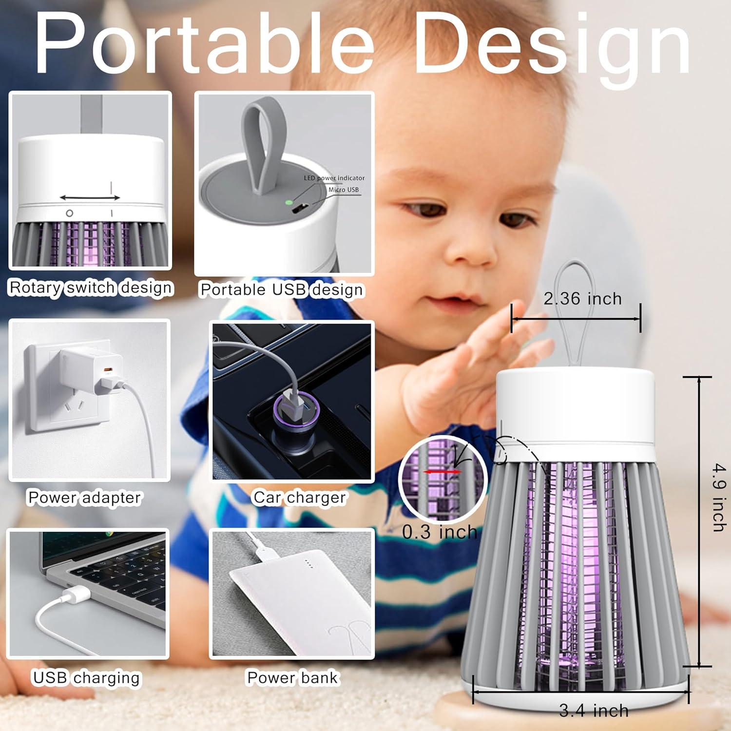 Zapper de Insectos Portátil SHENZHEN TELIKE 600V USB Recargable