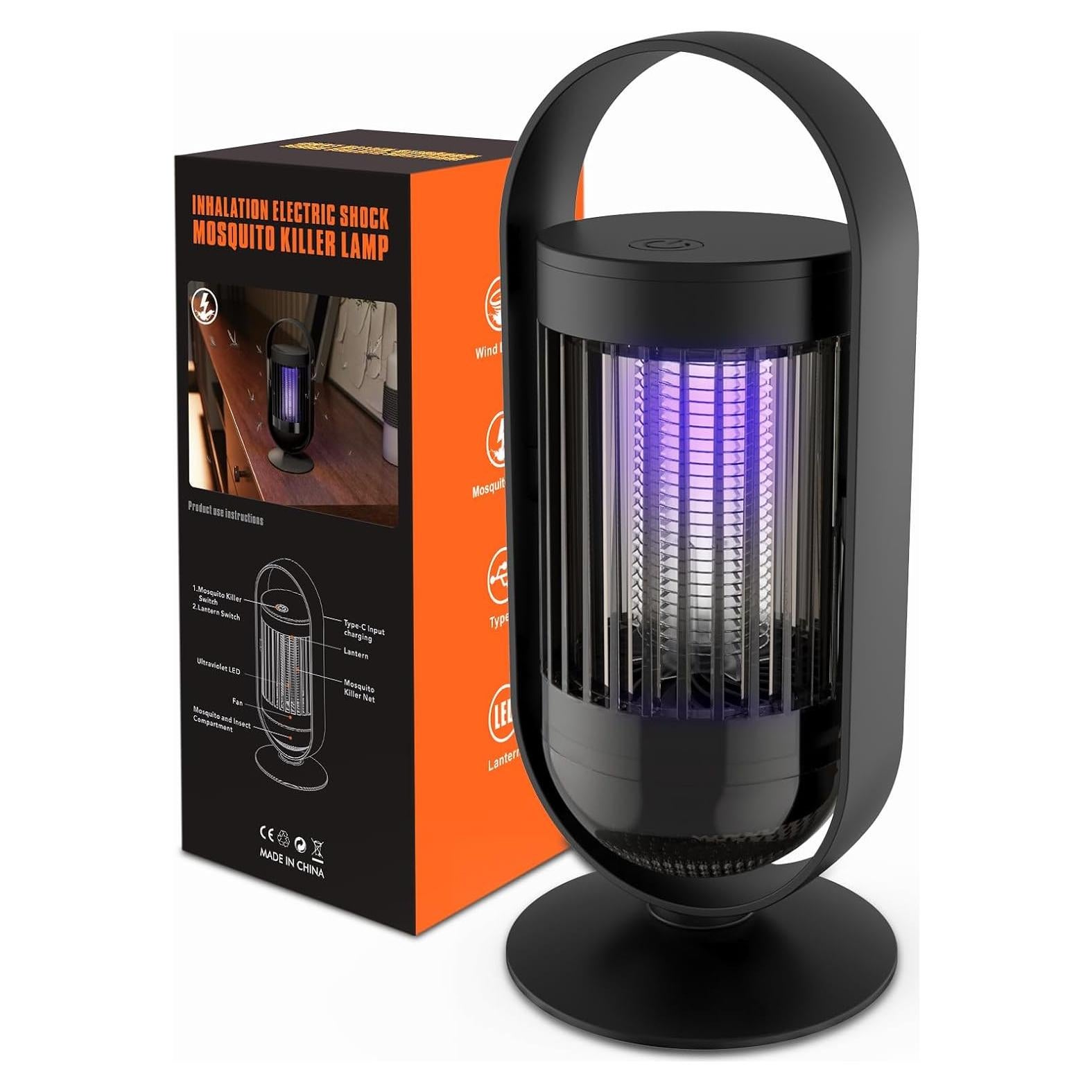 Zapper de Mosquitos CASACASA 408g con Luz LED y Modo Dual