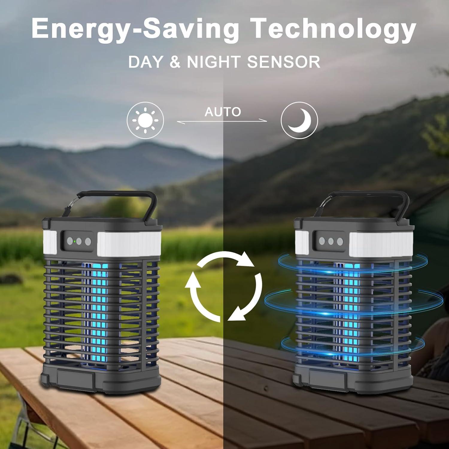 Zapper Solar de Insectos Freeice 4200V Inalámbrico LED 4000mAh