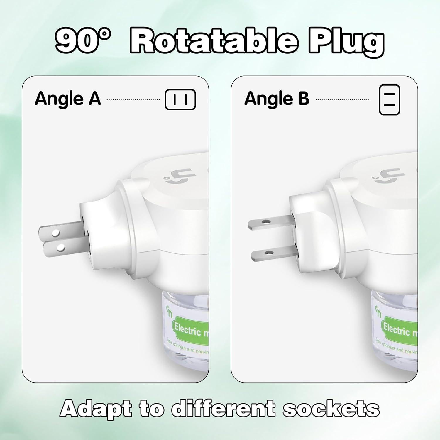 Repelente Electrónico de Mosquitos Ddrihlees Q5 con 2 Recargas