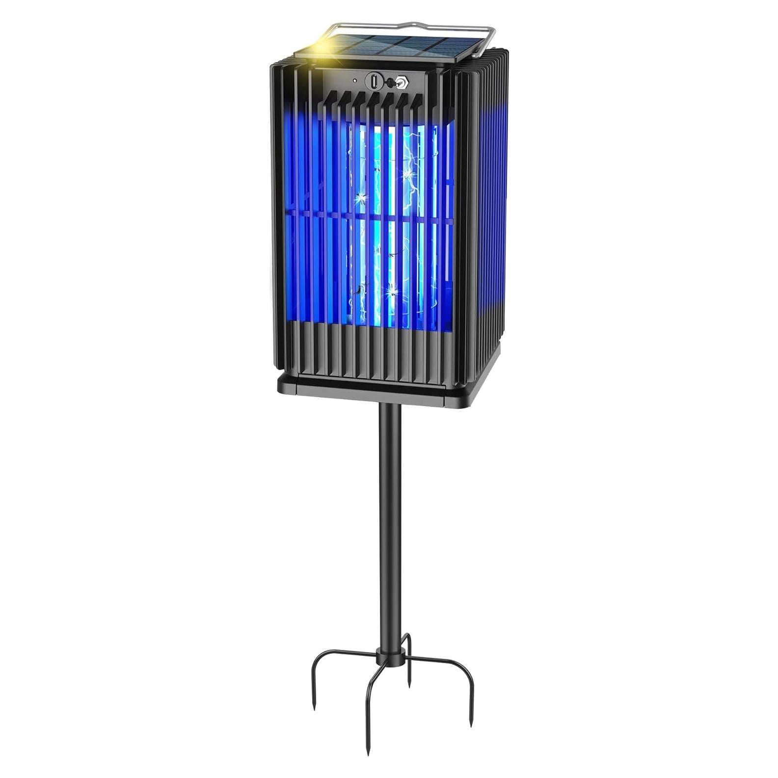 Zapper Solar de Insectos Zwiran 5000mAh Impermeable Negro