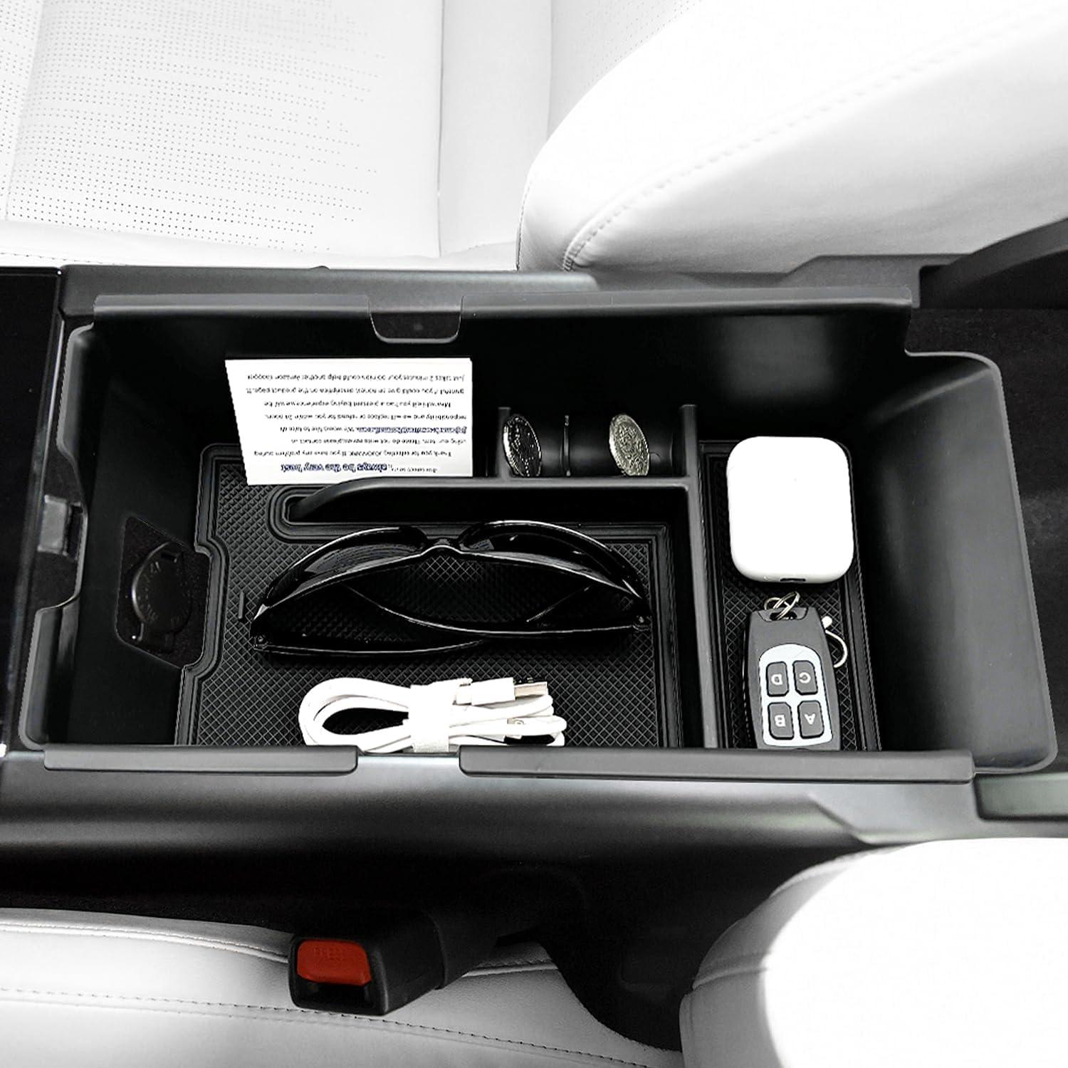 Organizador de Consola Central EVTIME para Camry 2024-2025 Negro