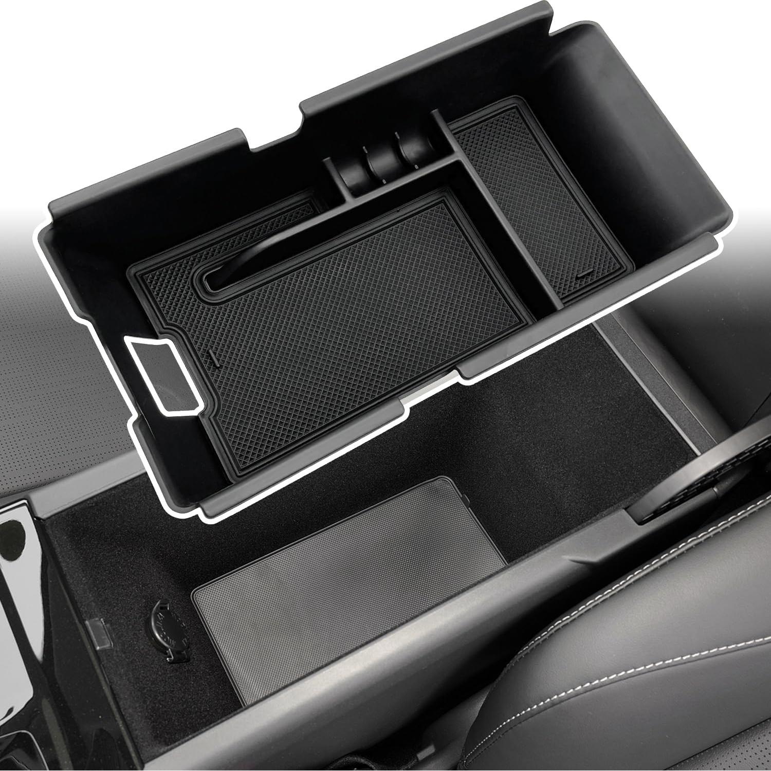 Organizador de Consola Central EVTIME para Camry 2024-2025 Negro