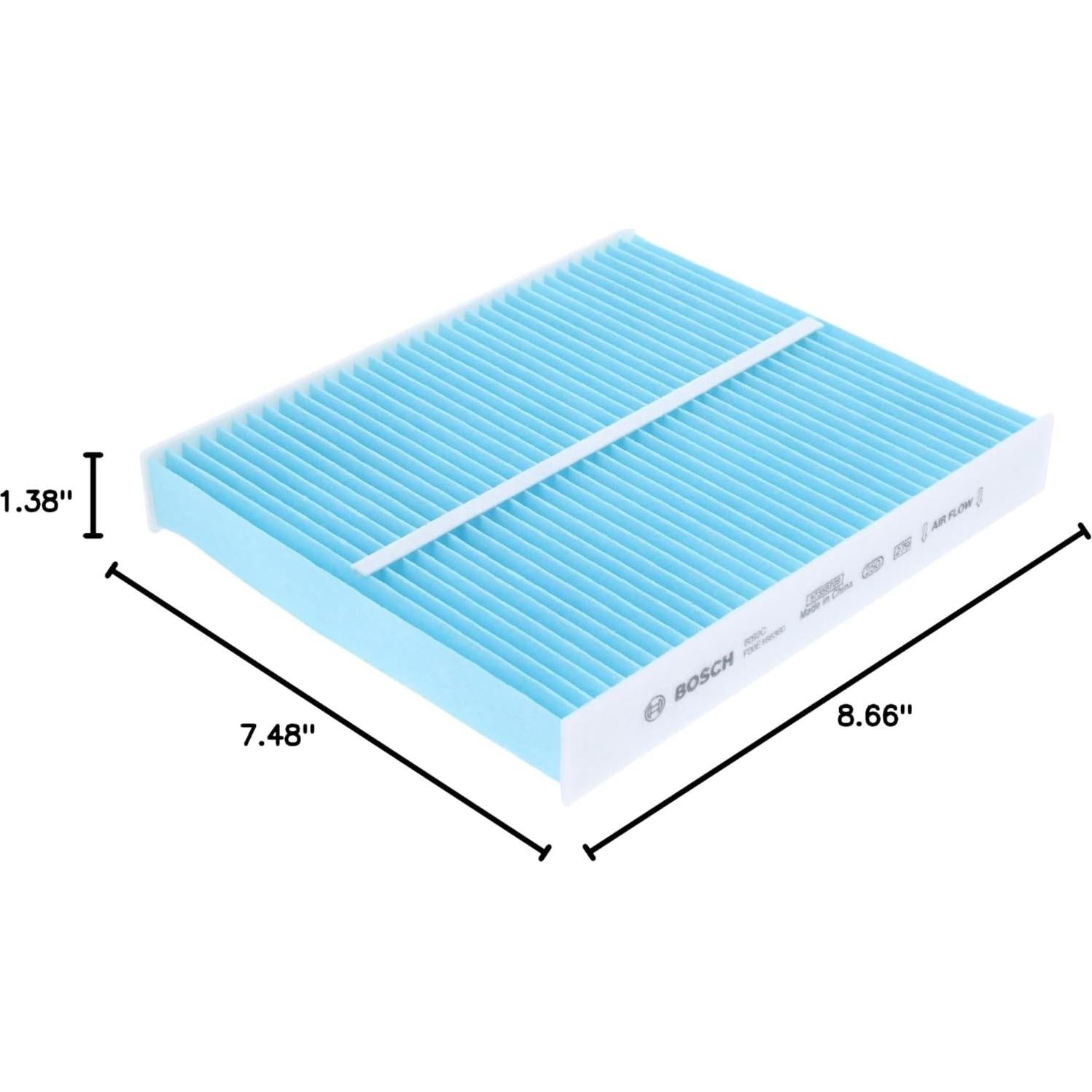 Filtro de Aire de Cabina HEPA Bosch 6092C - Compatible Subaru y Toyota