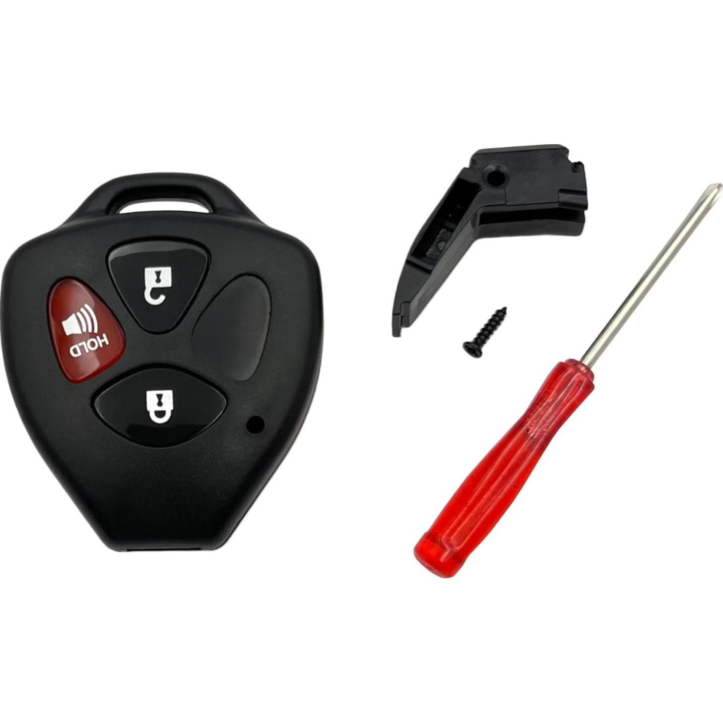 Funda de Llave de Repuesto Toyota 3 Botones WKIOERAD