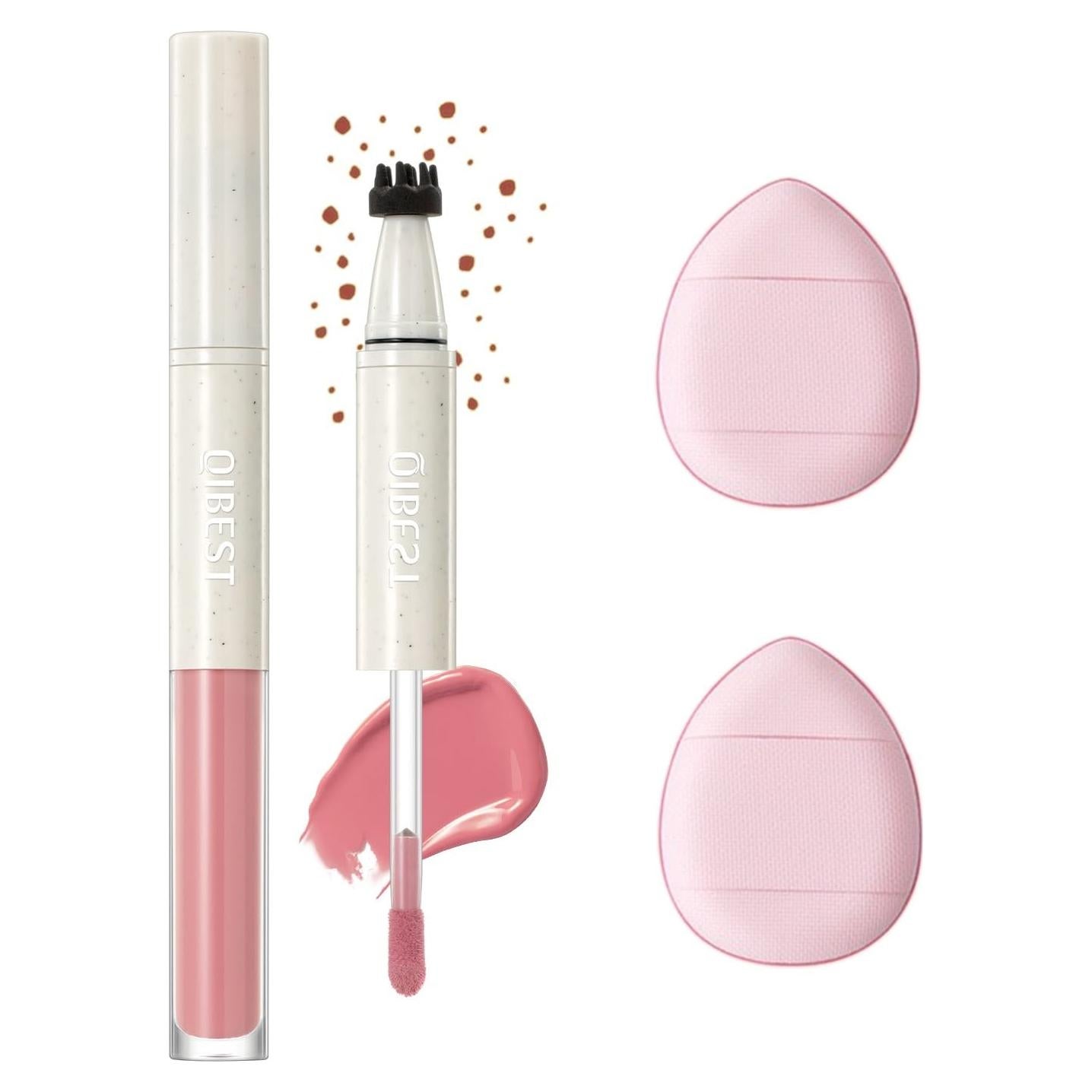 Bolígrafo 2-en-1 WEEMAY Rubor y Pecas Líquido Natural