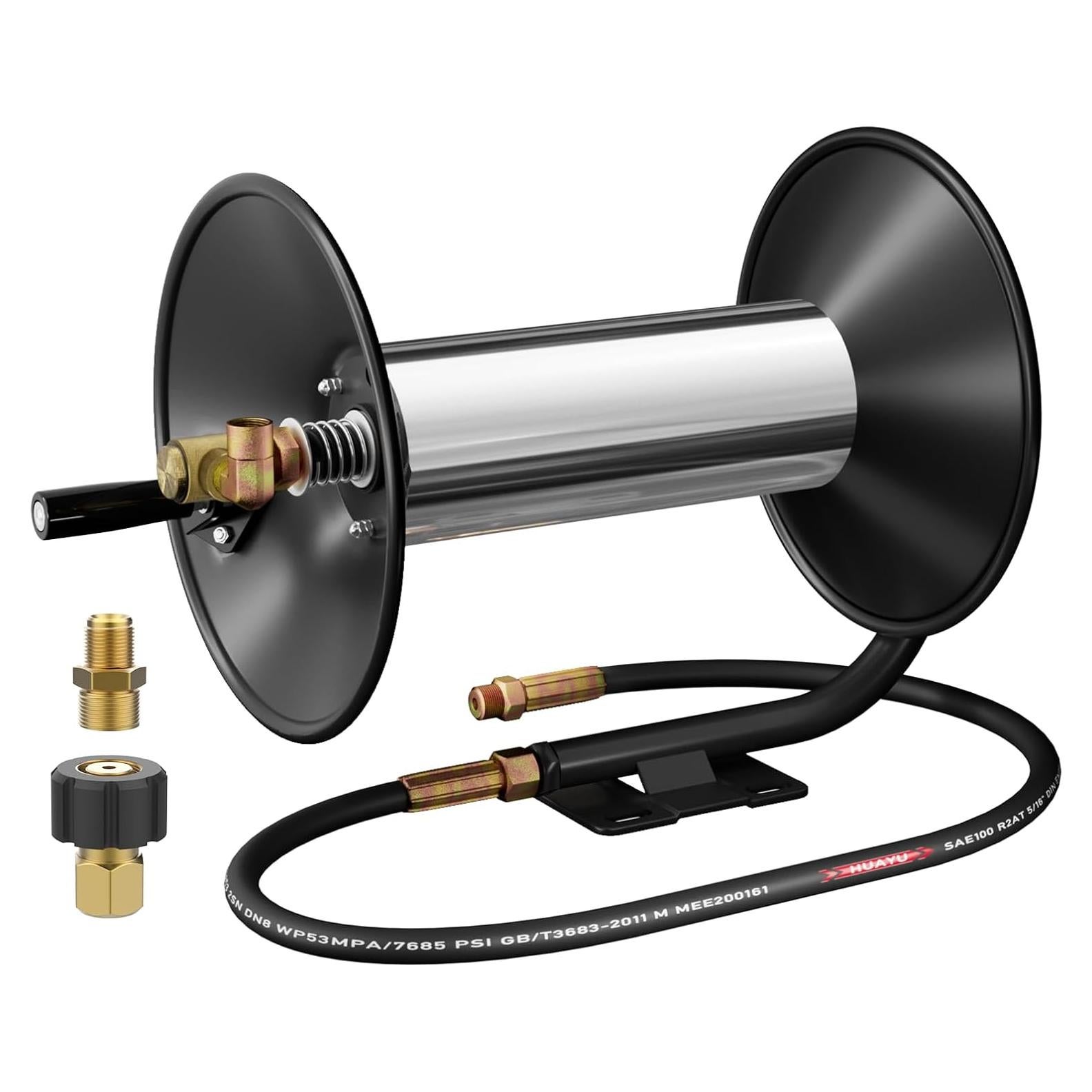 Carrete de Manguera de Alta Presión BreAro 30.48 m 4000 PSI