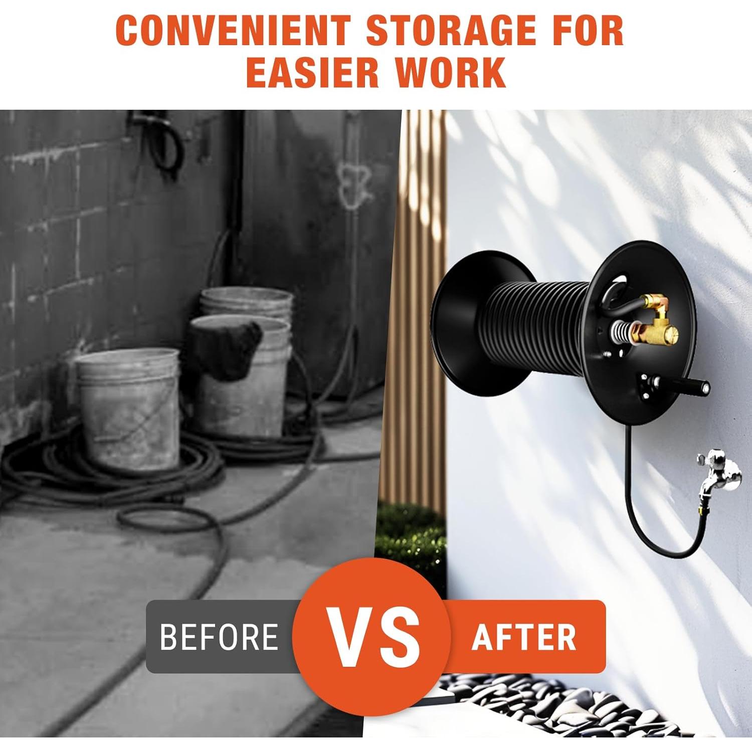 Carrete de Manguera de Alta Presión BreAro 30.48 m 4000 PSI