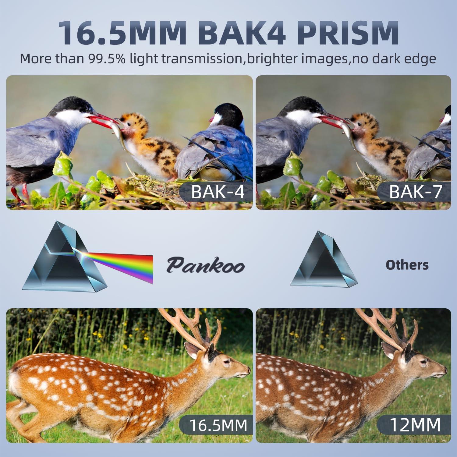 Monocular Pankoo 12x60 Alta Potencia con Adaptador y Trípode