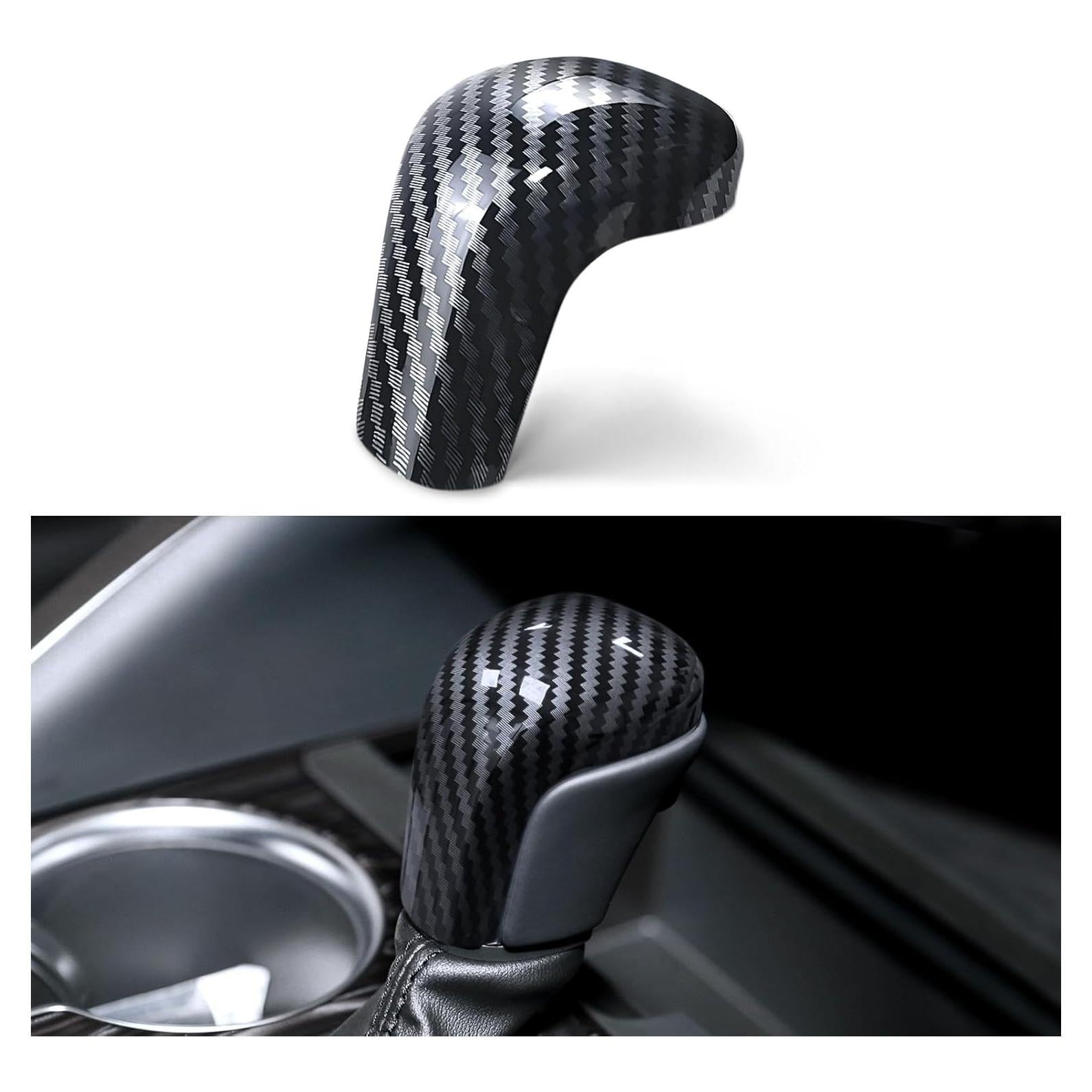 Cubierta de pomo de cambio Toyota Camry 2018-2025 y Corolla 2019-2025 - Fibra de carbono