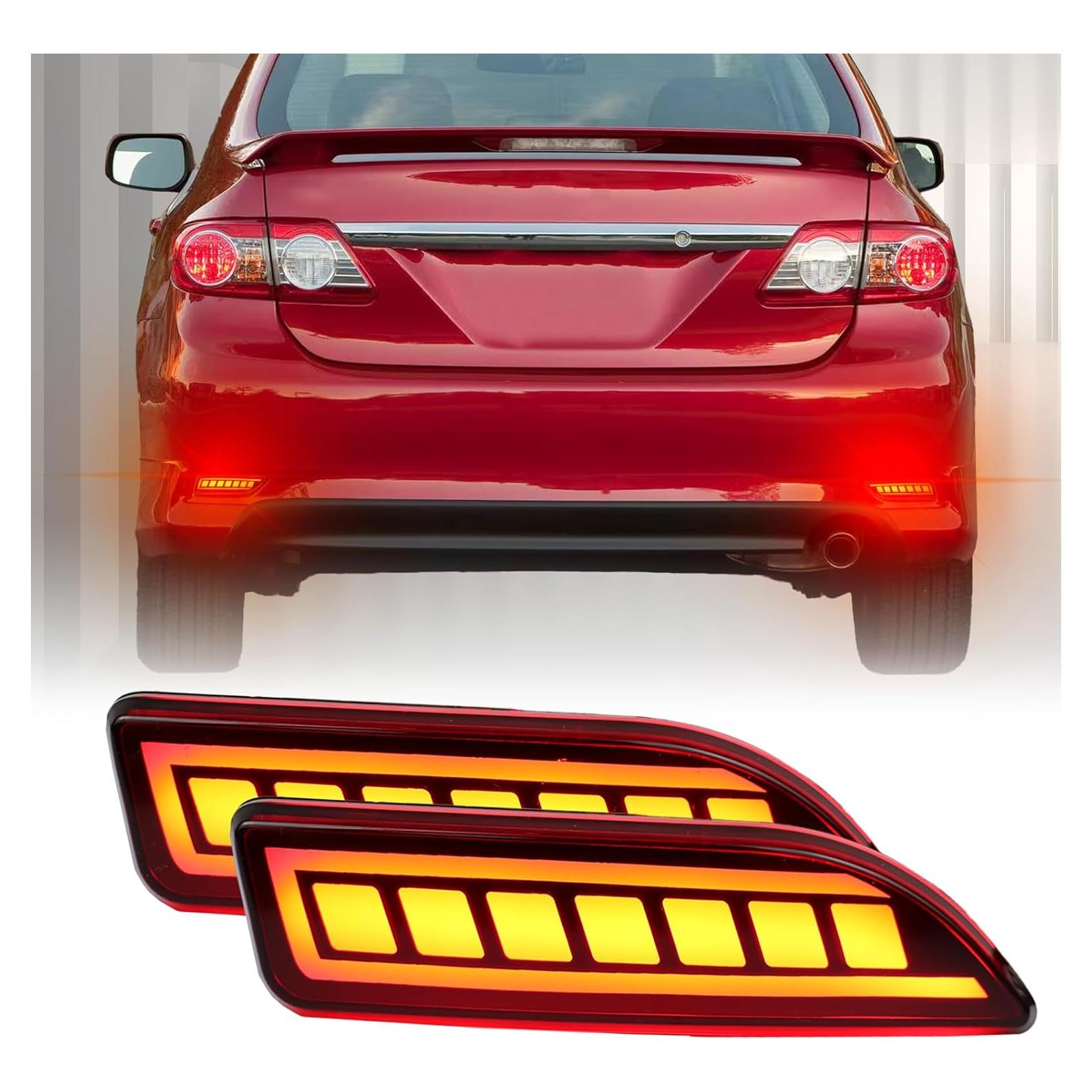 Reflectores LED PGTOPONE para Toyota Corolla 2011-2013