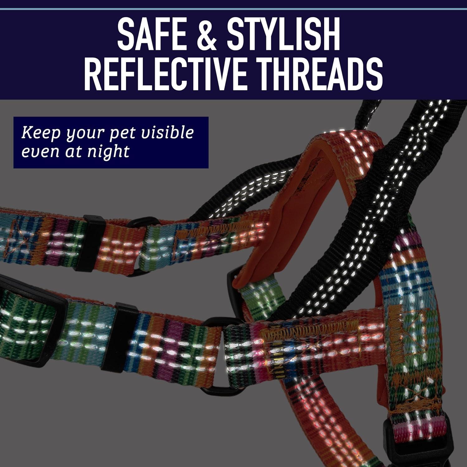 Arnés para Perros Leash Boss No Pull Pequeño Azul Olas