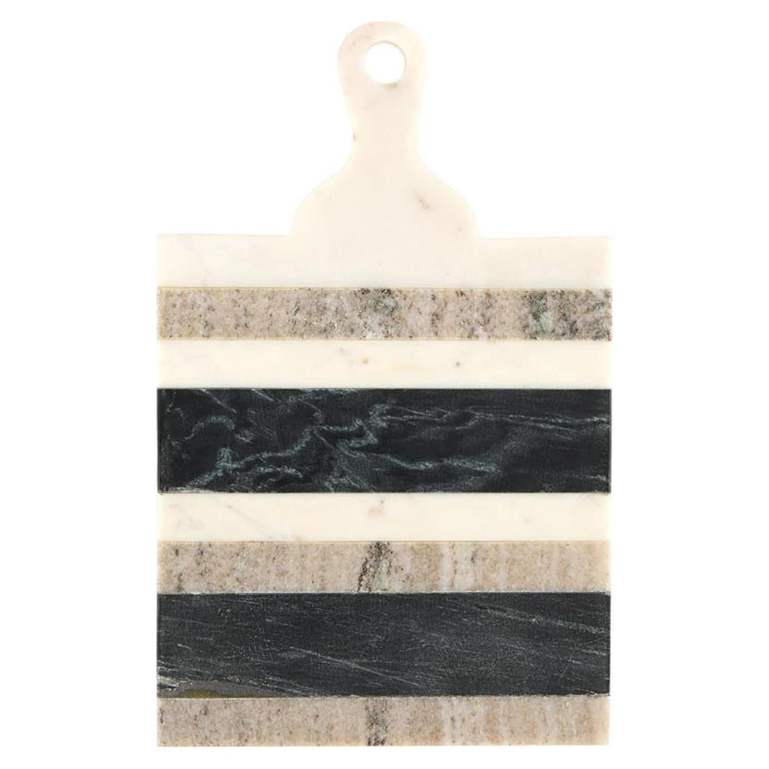 Tablero de Charcutería Santa Barbara 27.3x17.8cm Mármol Rayas