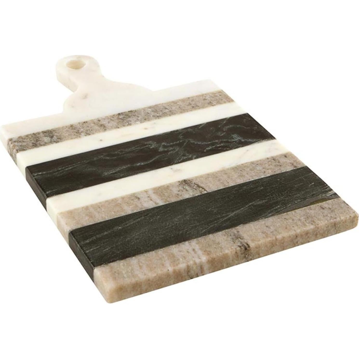 Tablero de Charcutería Santa Barbara 27.3x17.8cm Mármol Rayas