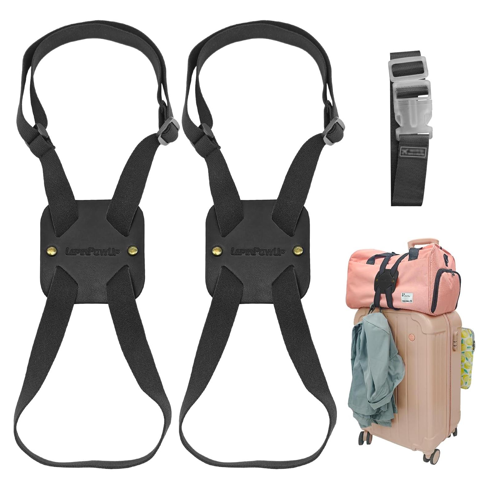 Correas de Equipaje Bungee LapinPowUp - Ajustables TSA, 2 Pzas