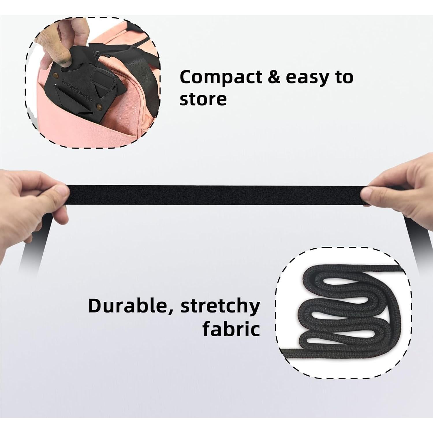 Correas de Equipaje Bungee LapinPowUp - Ajustables TSA, 2 Pzas