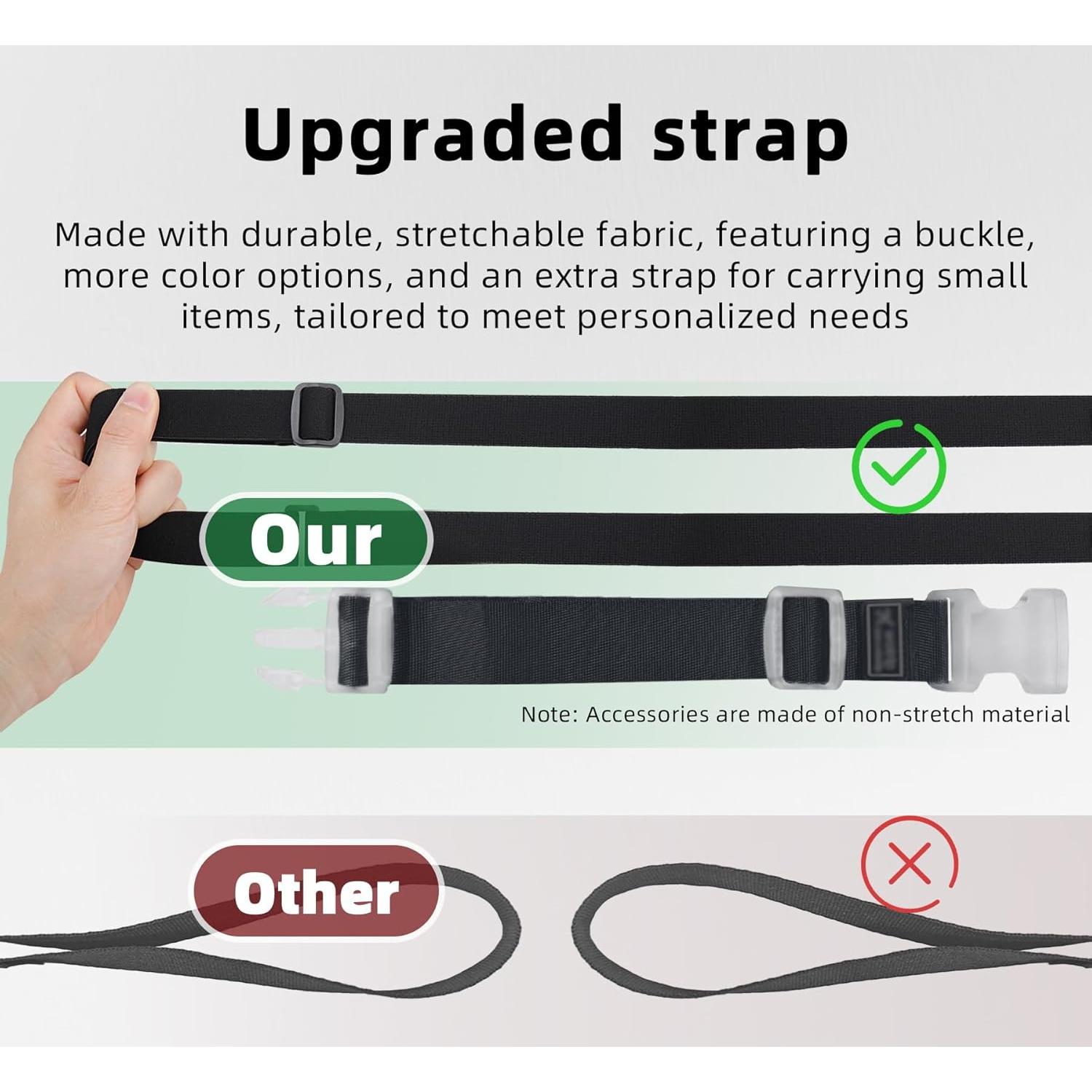 Correas de Equipaje Bungee LapinPowUp - Ajustables TSA, 2 Pzas