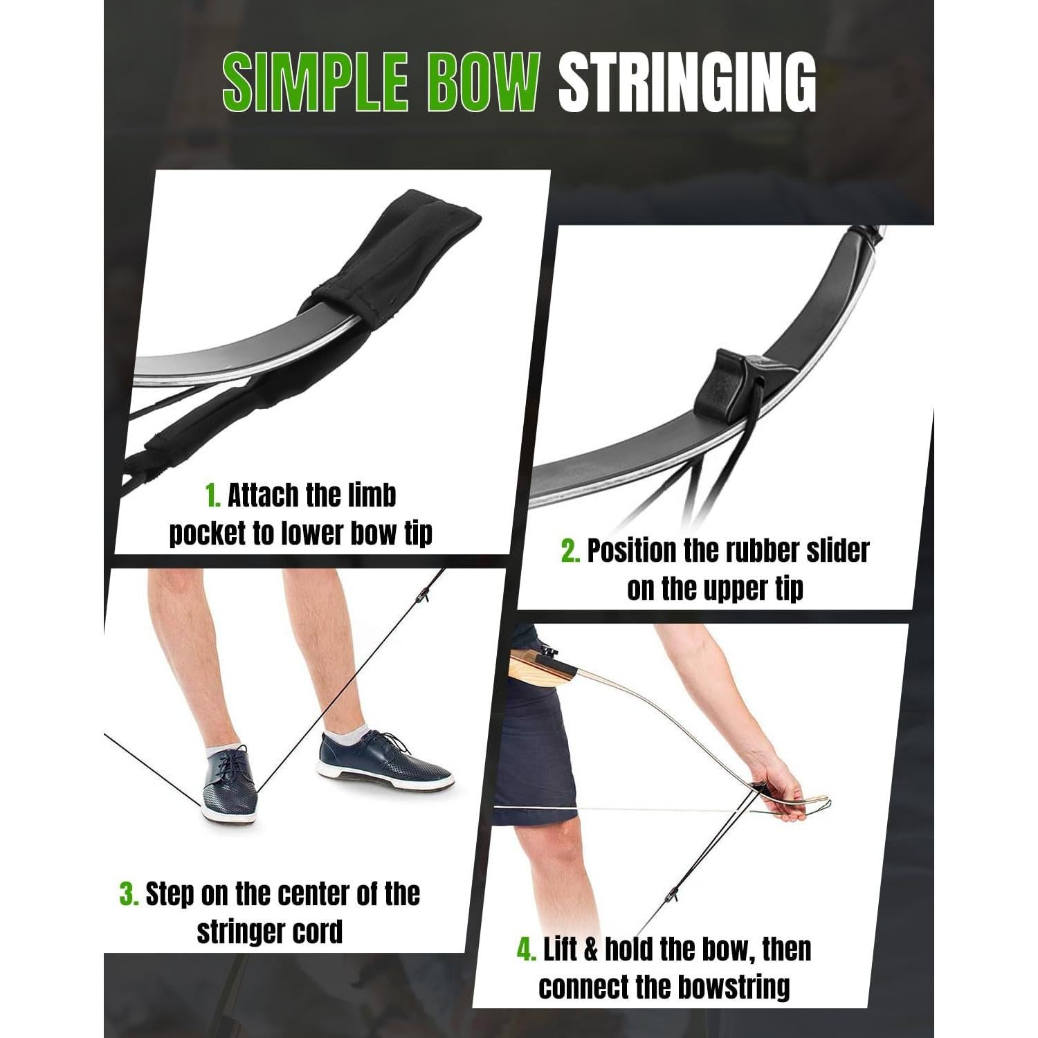 Herramienta de Stringer para Arcos Pawfly HY8611 con Protectores