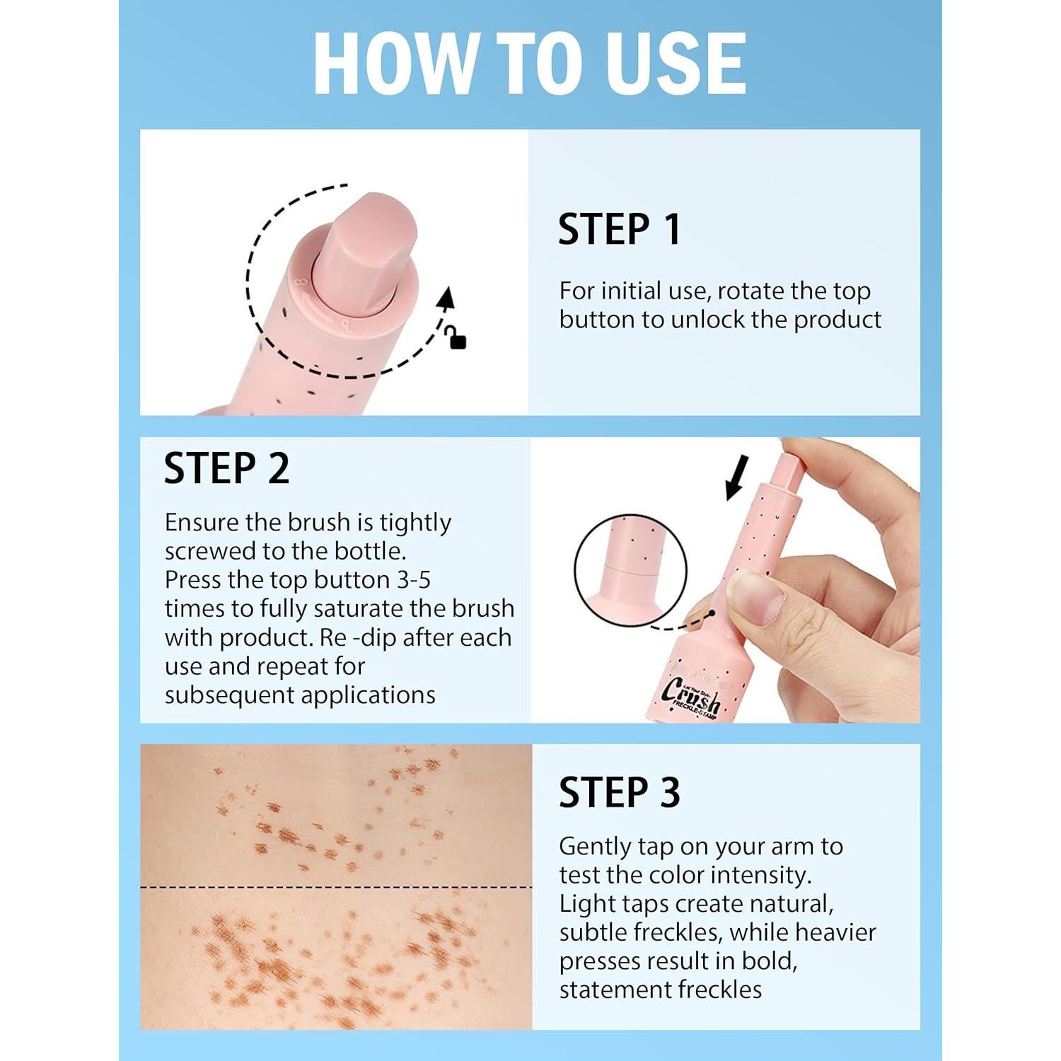 Bolígrafo de Sello de Pecas Jutqut 02 Medio Impermeable