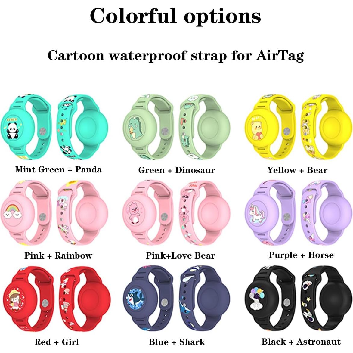 Pulsera Impermeable DDDWJK para AirTag Niños - Astronauta