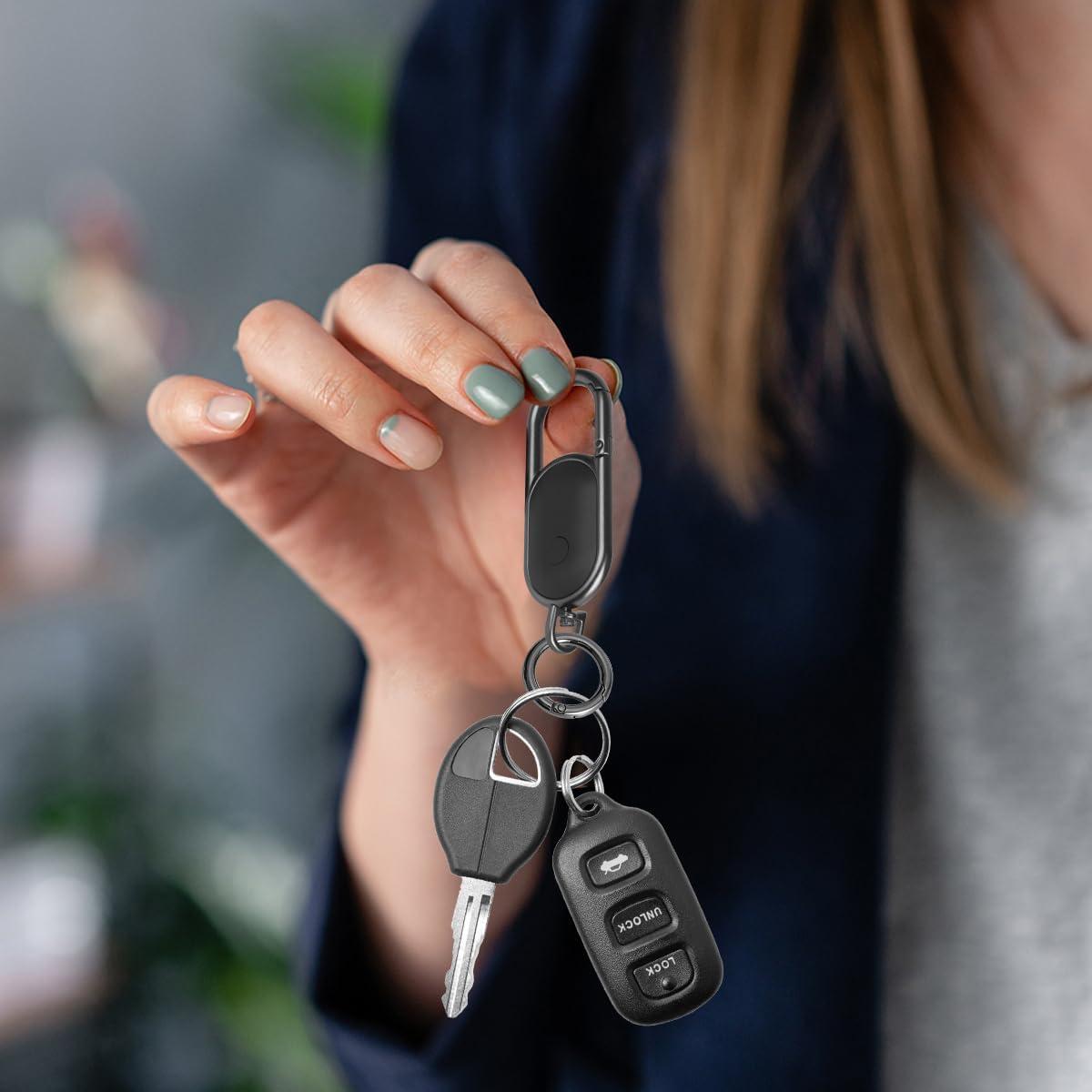 Rastreador GPS llavero Auiyod F-15 - Bluetooth, Negro