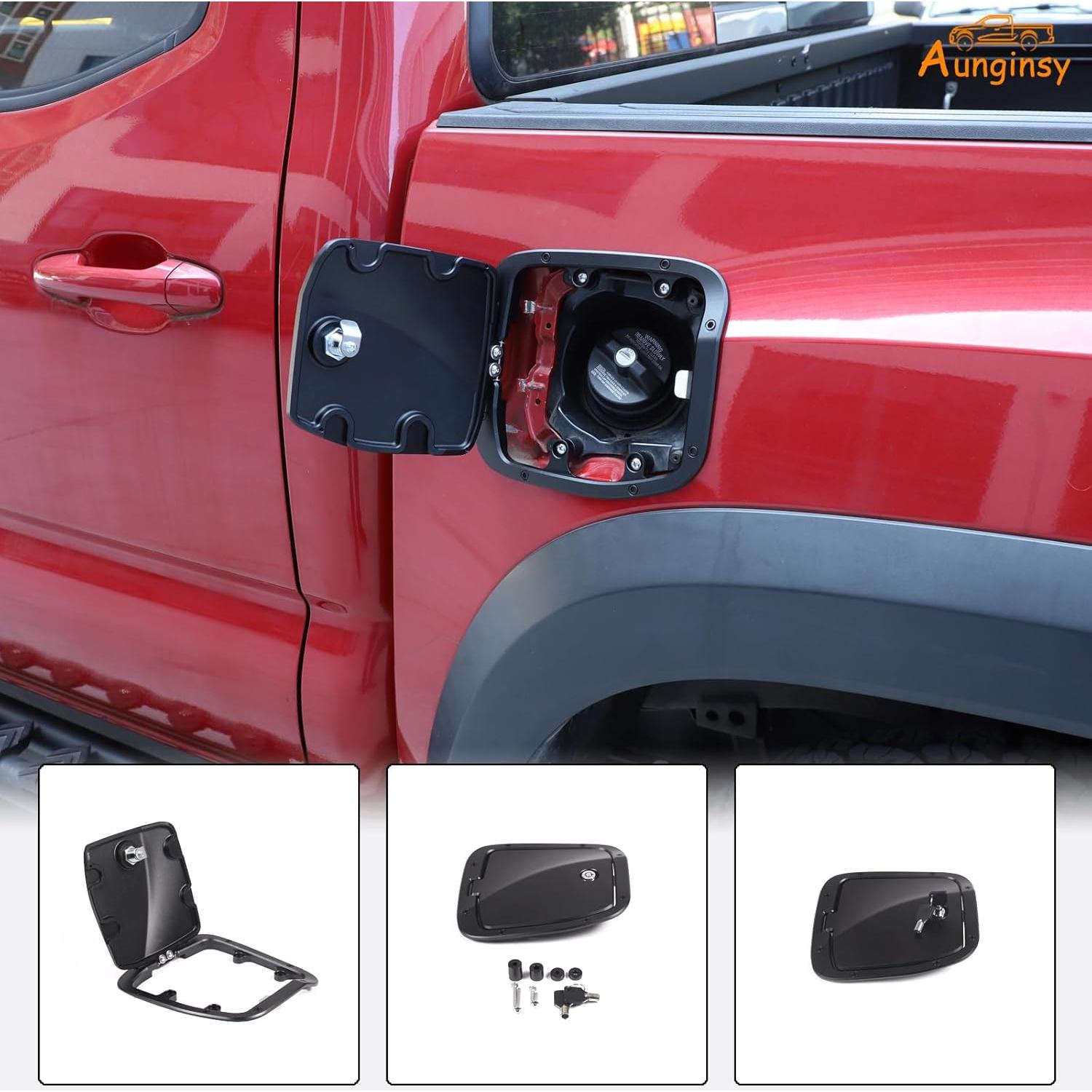 Tapa de tanque de combustible Aunginsy con cerradura Toyota Tacoma 2016-2023