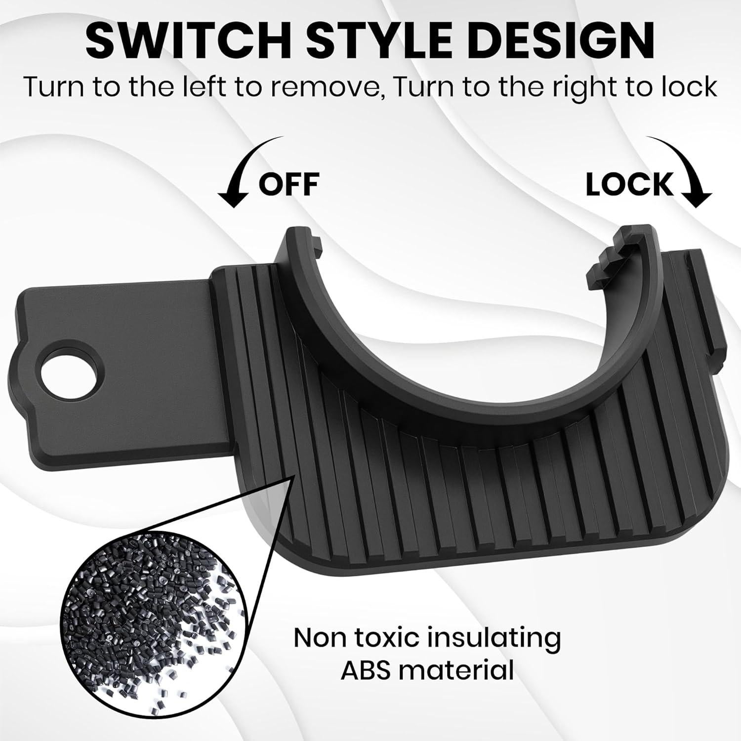 Soporte de Tapón de Gas Dubbs Hardware Tacoma 2016-2023 Negro