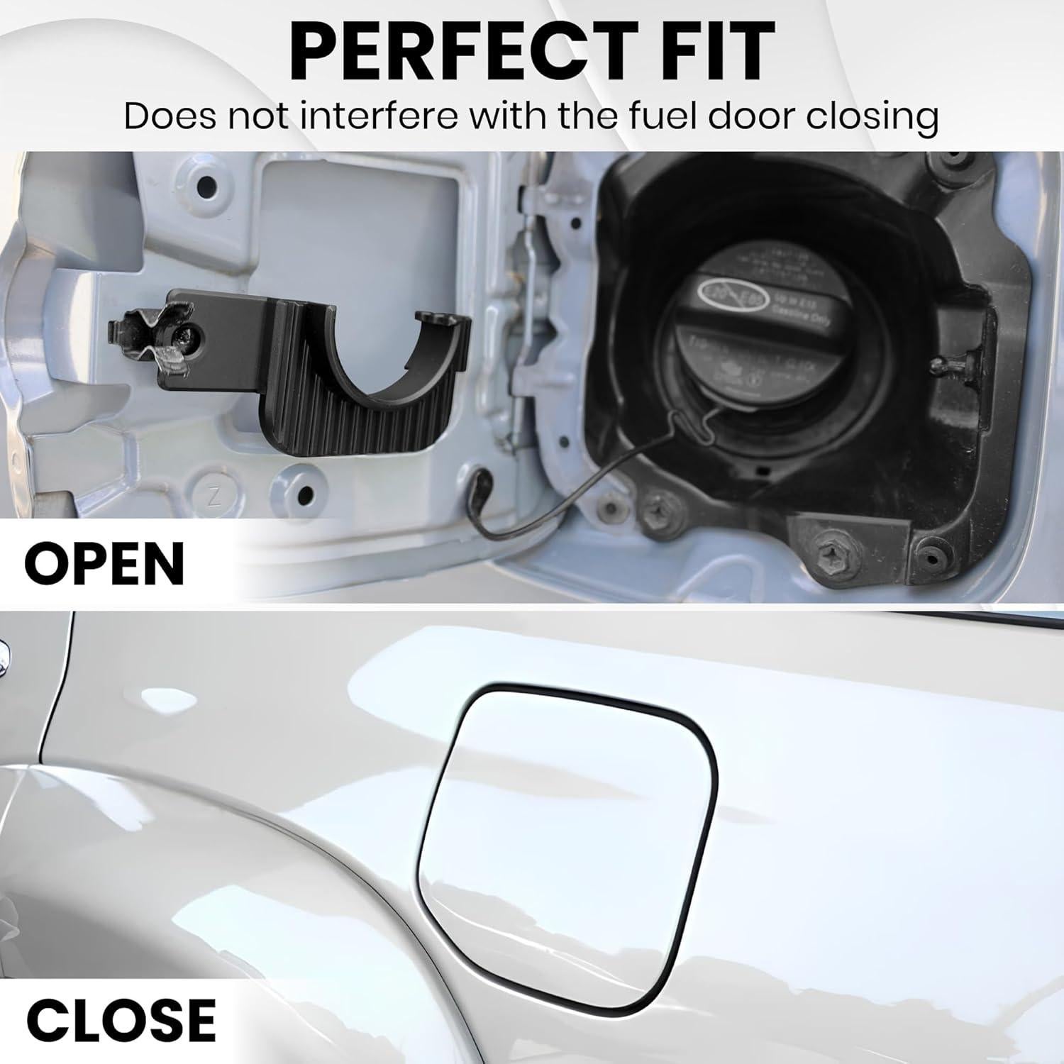 Soporte de Tapón de Gas Dubbs Hardware Tacoma 2016-2023 Negro