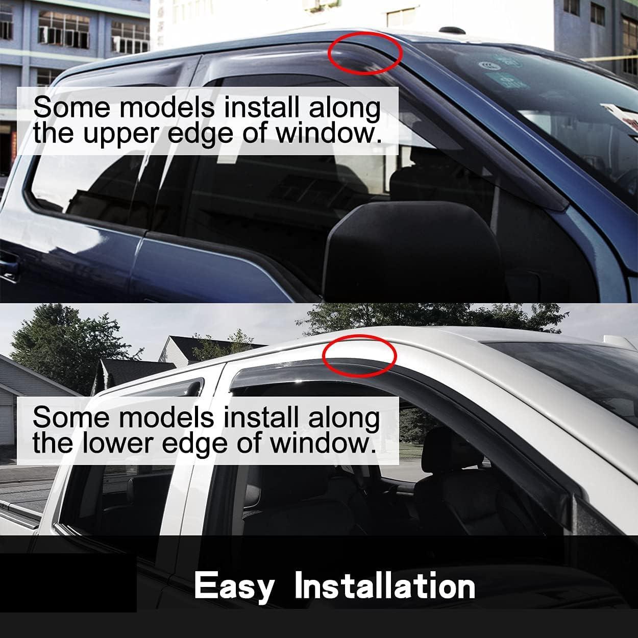 Deflectores de Ventana Lifeinfinity para Toyota 4Runner 2003-2009