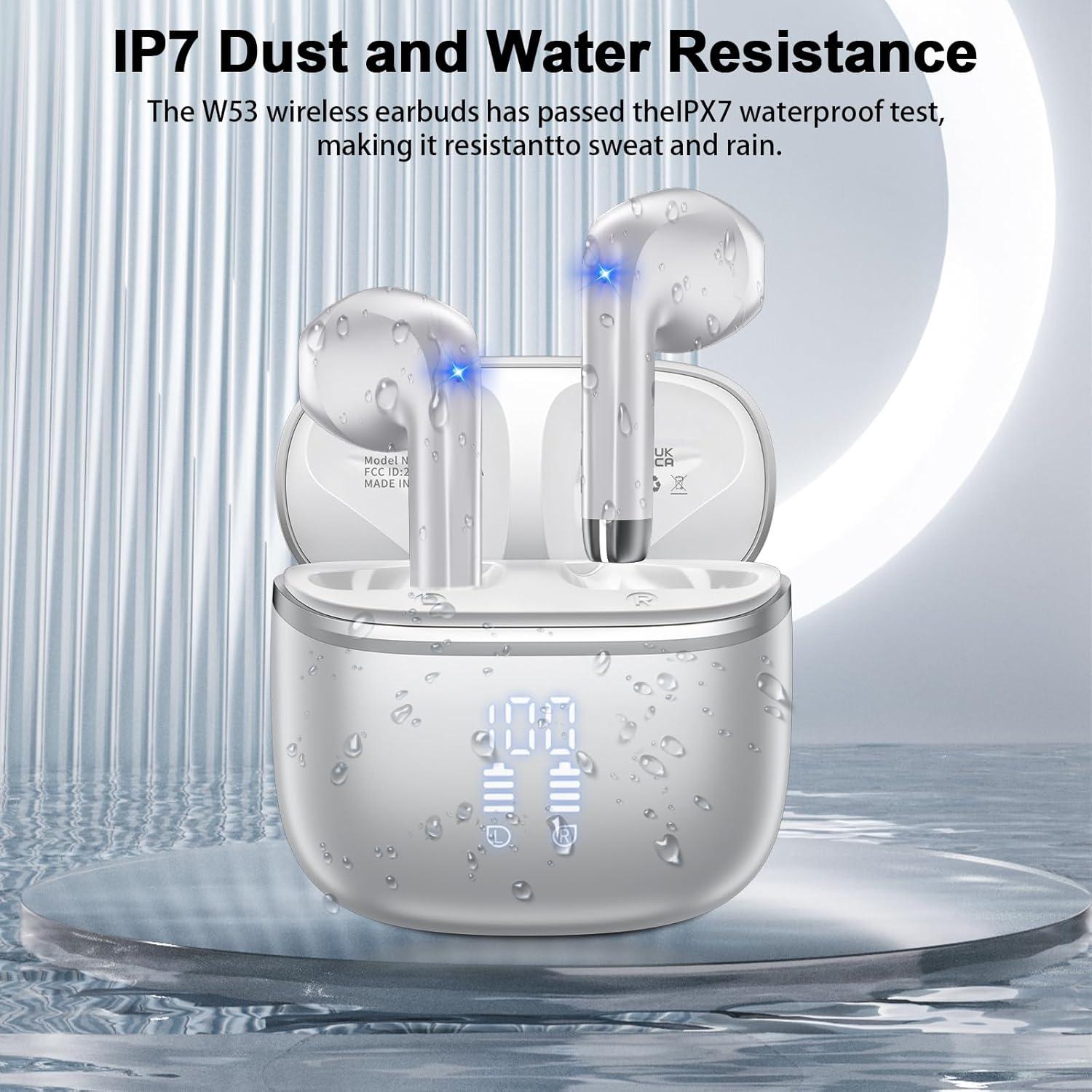 Auriculares Inalámbricos HOIFA W53 Bluetooth 5.4 con 48 Horas