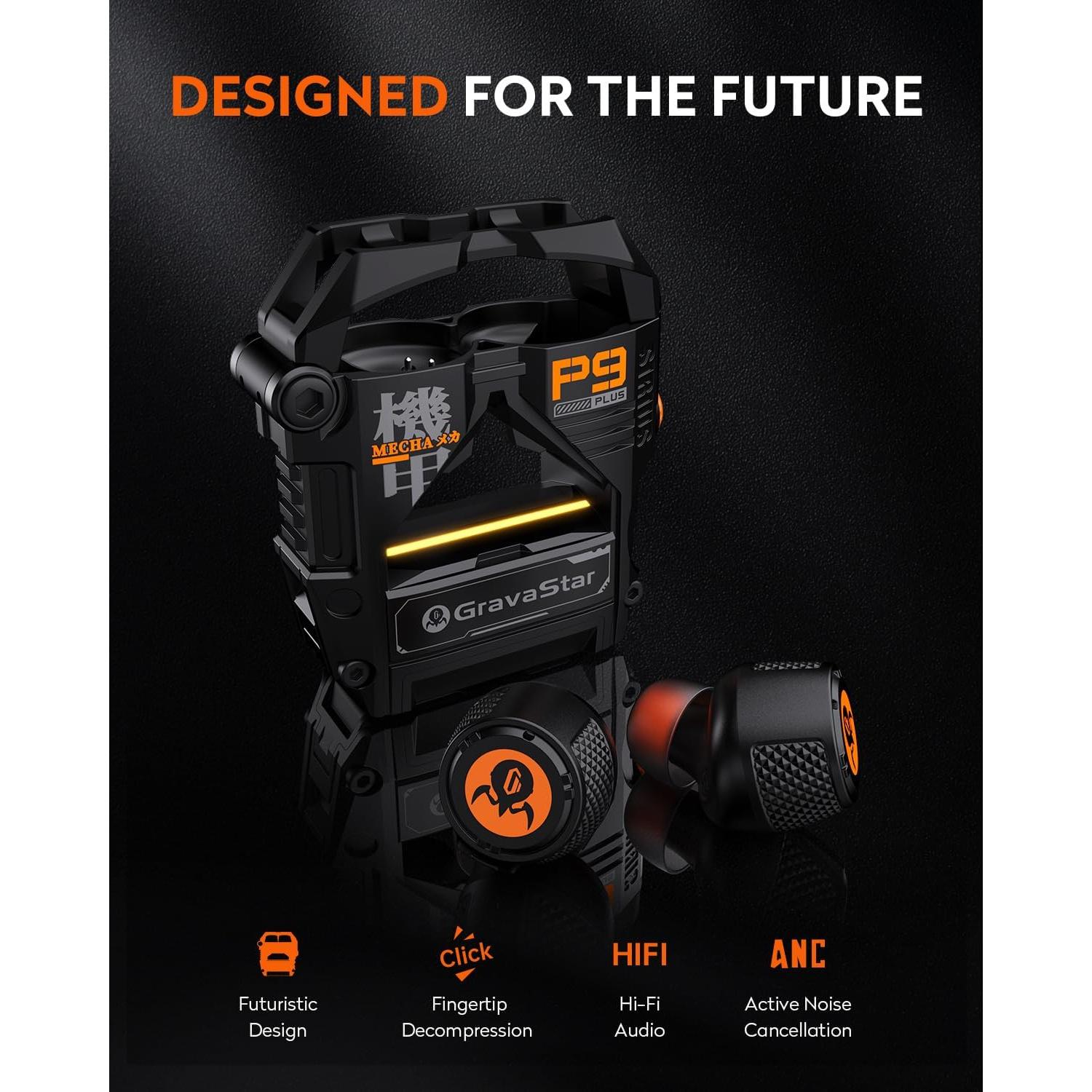 Auriculares Inalámbricos GravaStar Sirius Plus Bluetooth 5.3 ANC