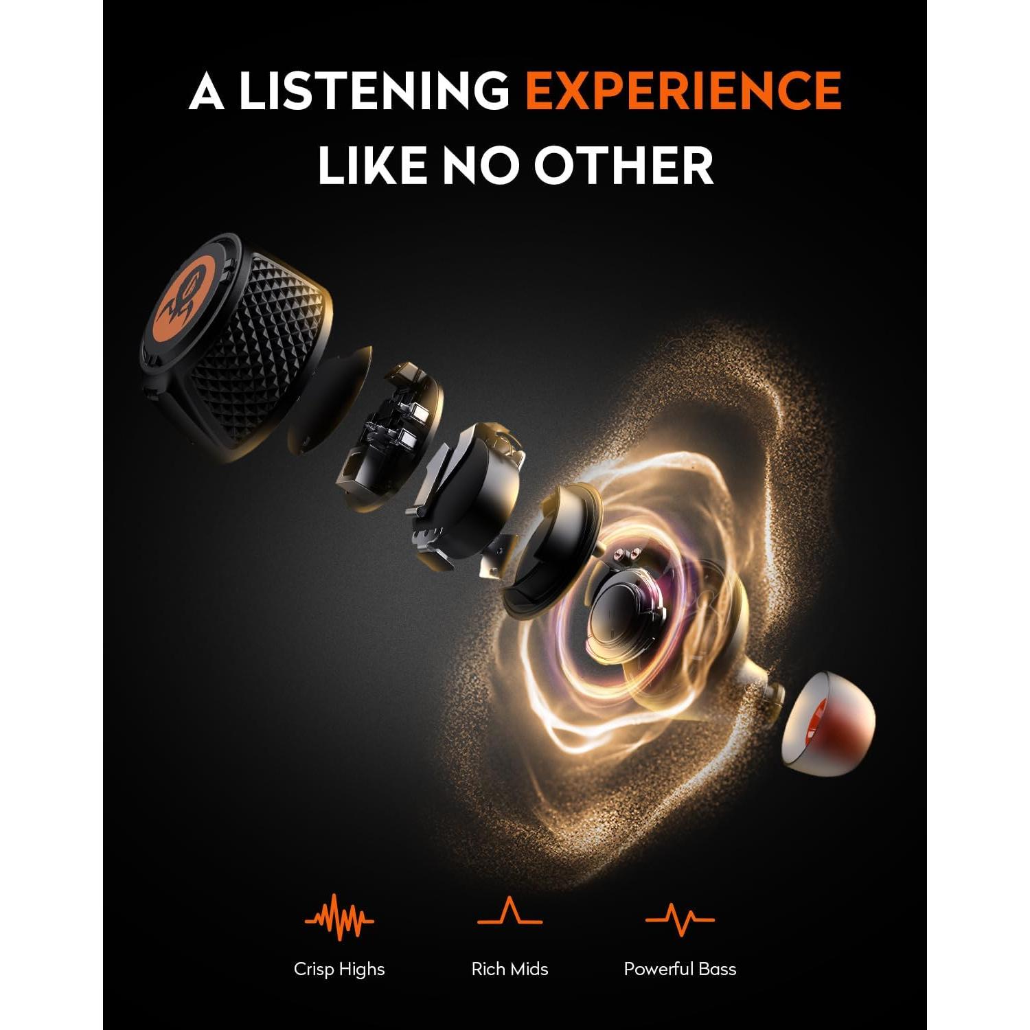 Auriculares Inalámbricos GravaStar Sirius Plus Bluetooth 5.3 ANC